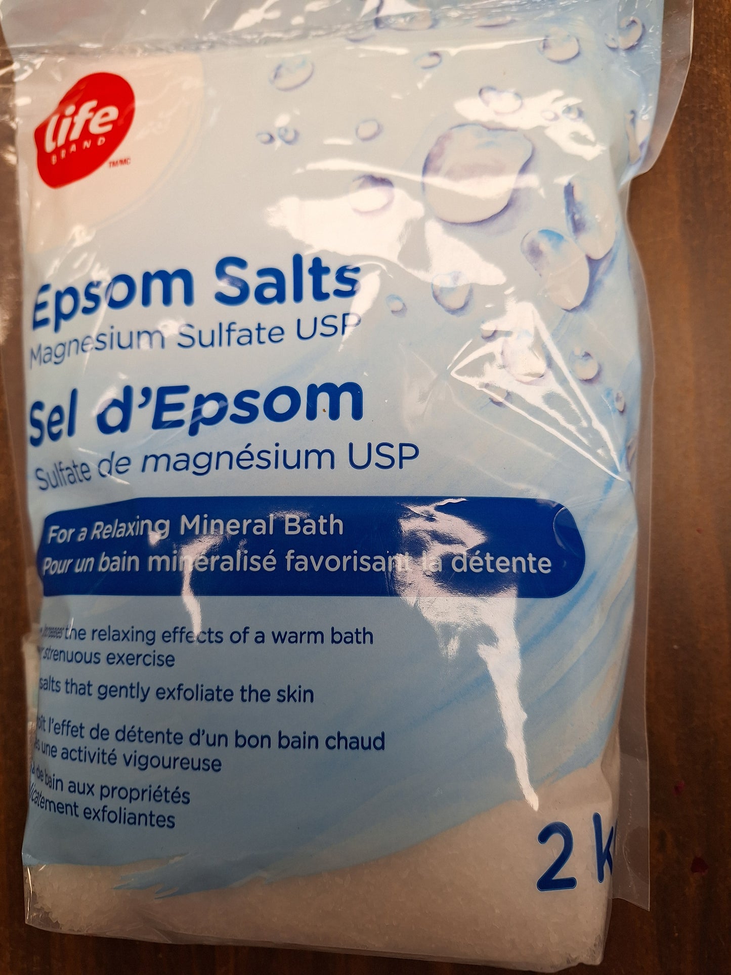 Life Brand Epsom salts 2kg