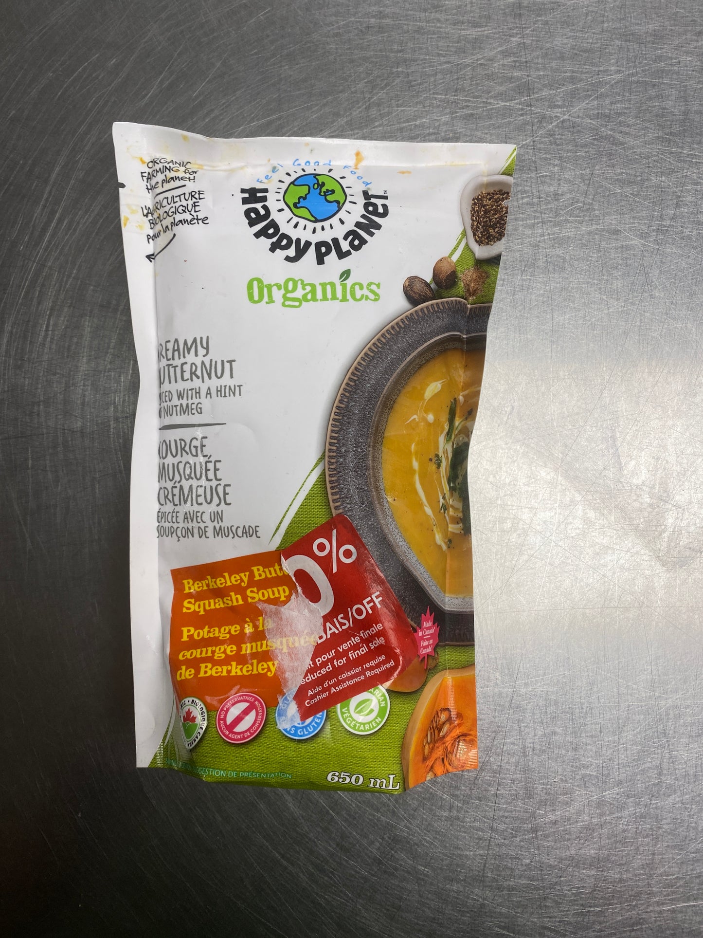 Happy Planet Organics Creamy Butternut Soup