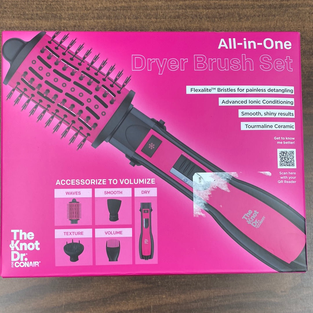 Hair Dryer + Brush Set