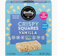 Healthy Crunch Rice Crispy Squares  - Vanilla