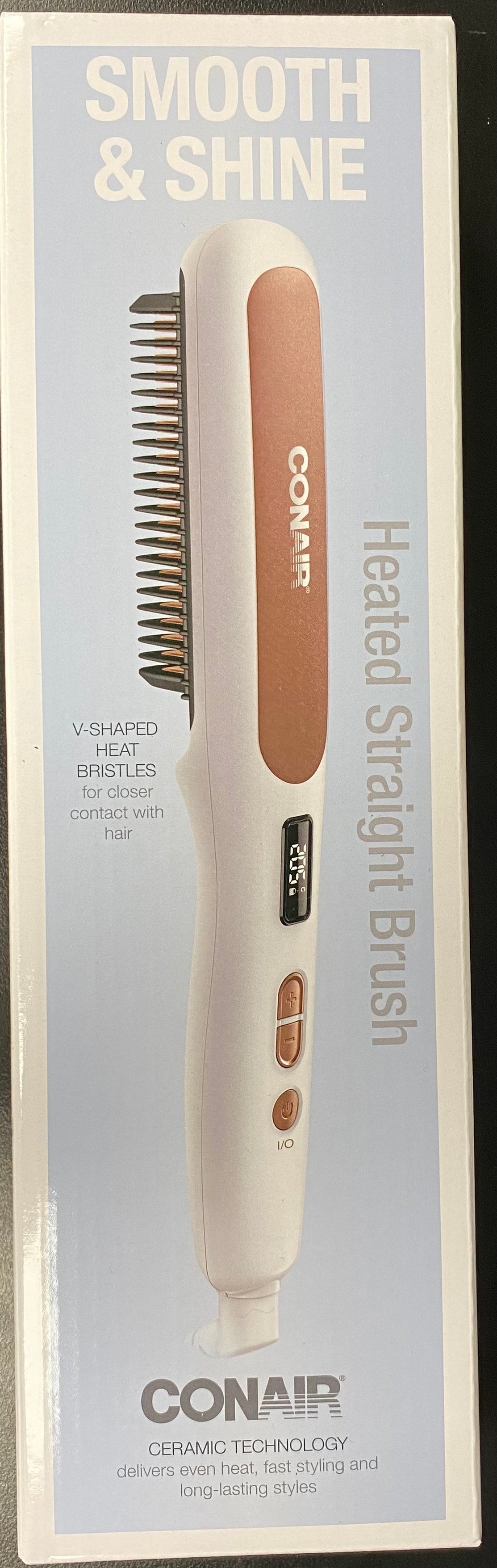 Conair Smooth & Shine Heated Straight Brush