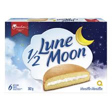 Vachon 1/2 Moon Vanilla Cake - ONE BOX PER FAMILY