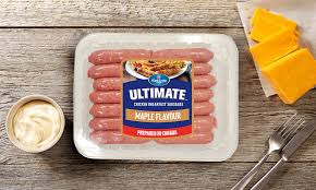 Sausages, limit: one meat per Household