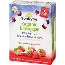 SunRype Fruit Source Single Bars Assorted- one box per order of ANY snack bars we have