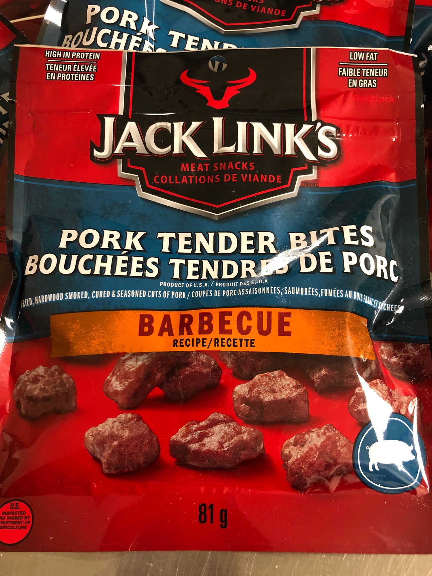 Meat snacks dehydrated