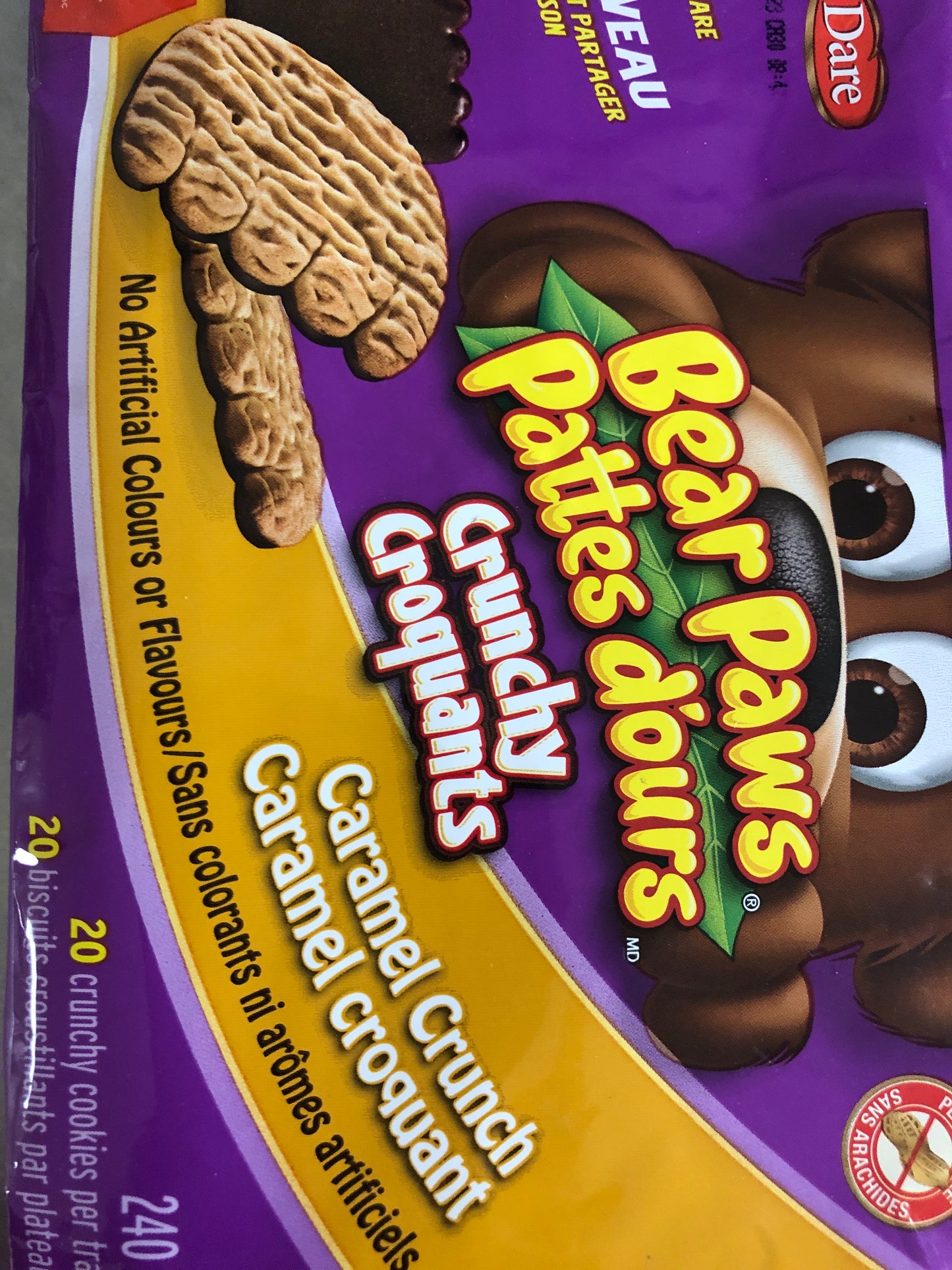 Bear Paws cookies