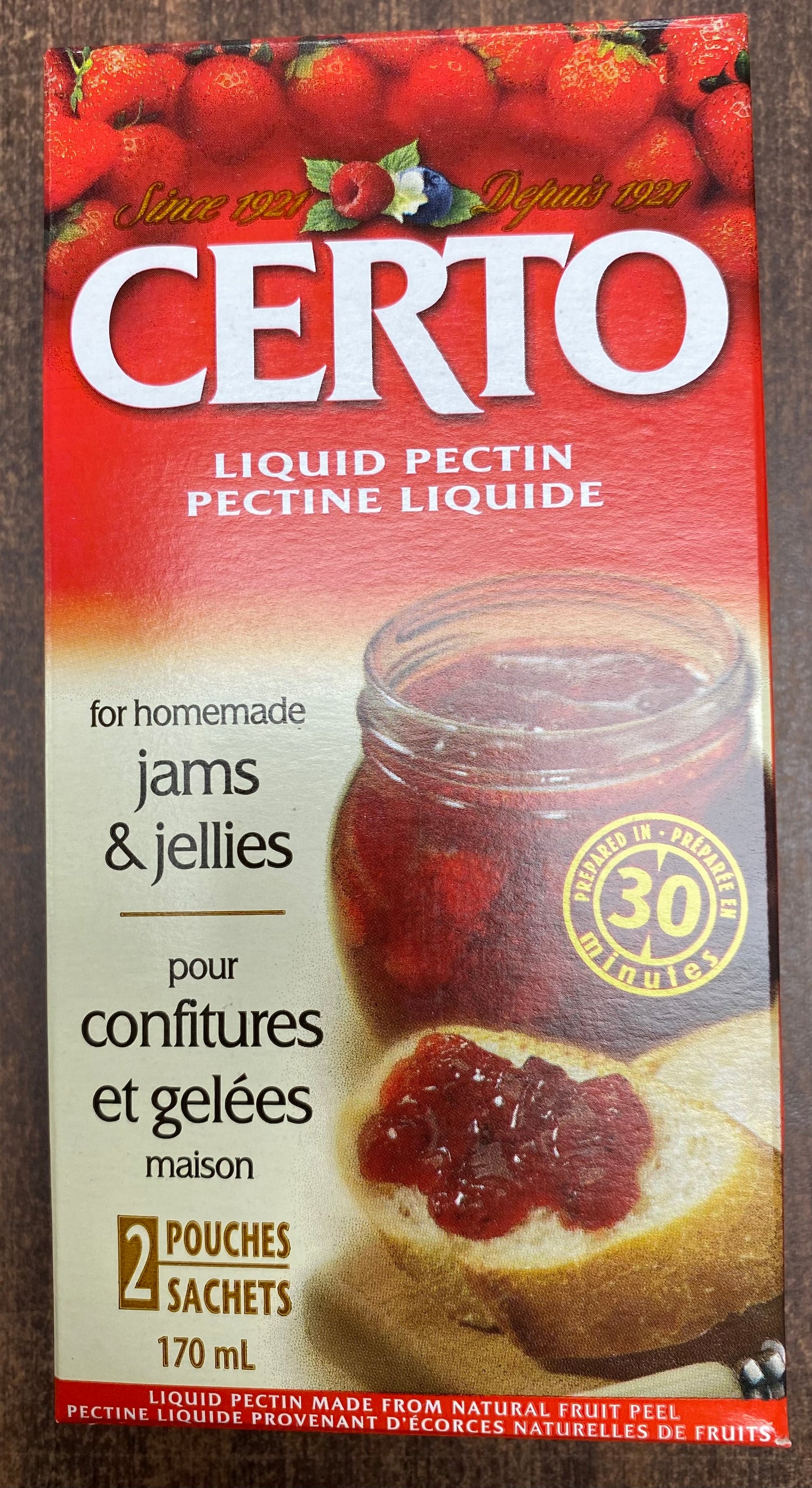 Certo Liquid Pectin 170 ml - LIMIT 2 PER HOUSEHOLD
