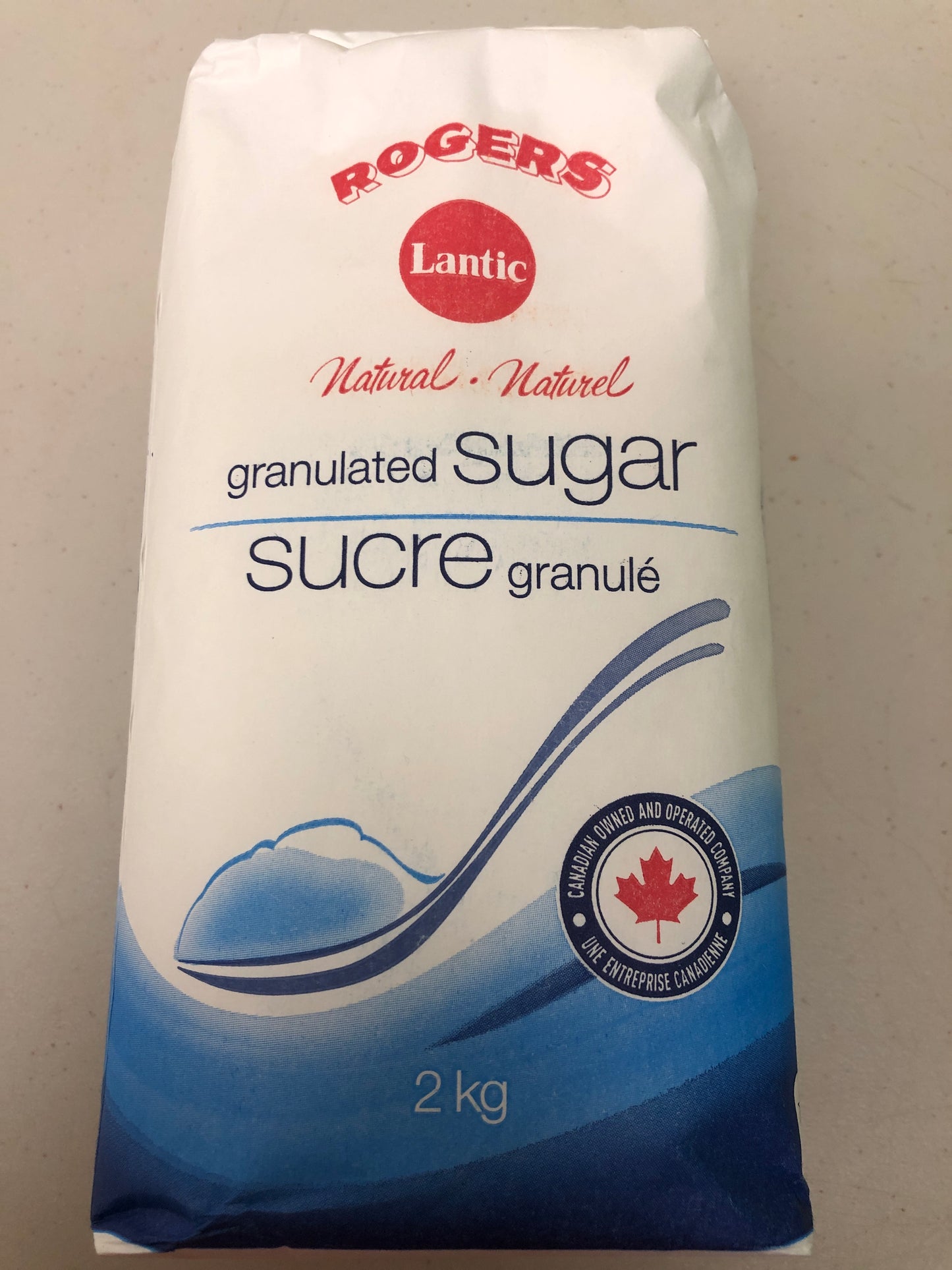 Granulated white sugar