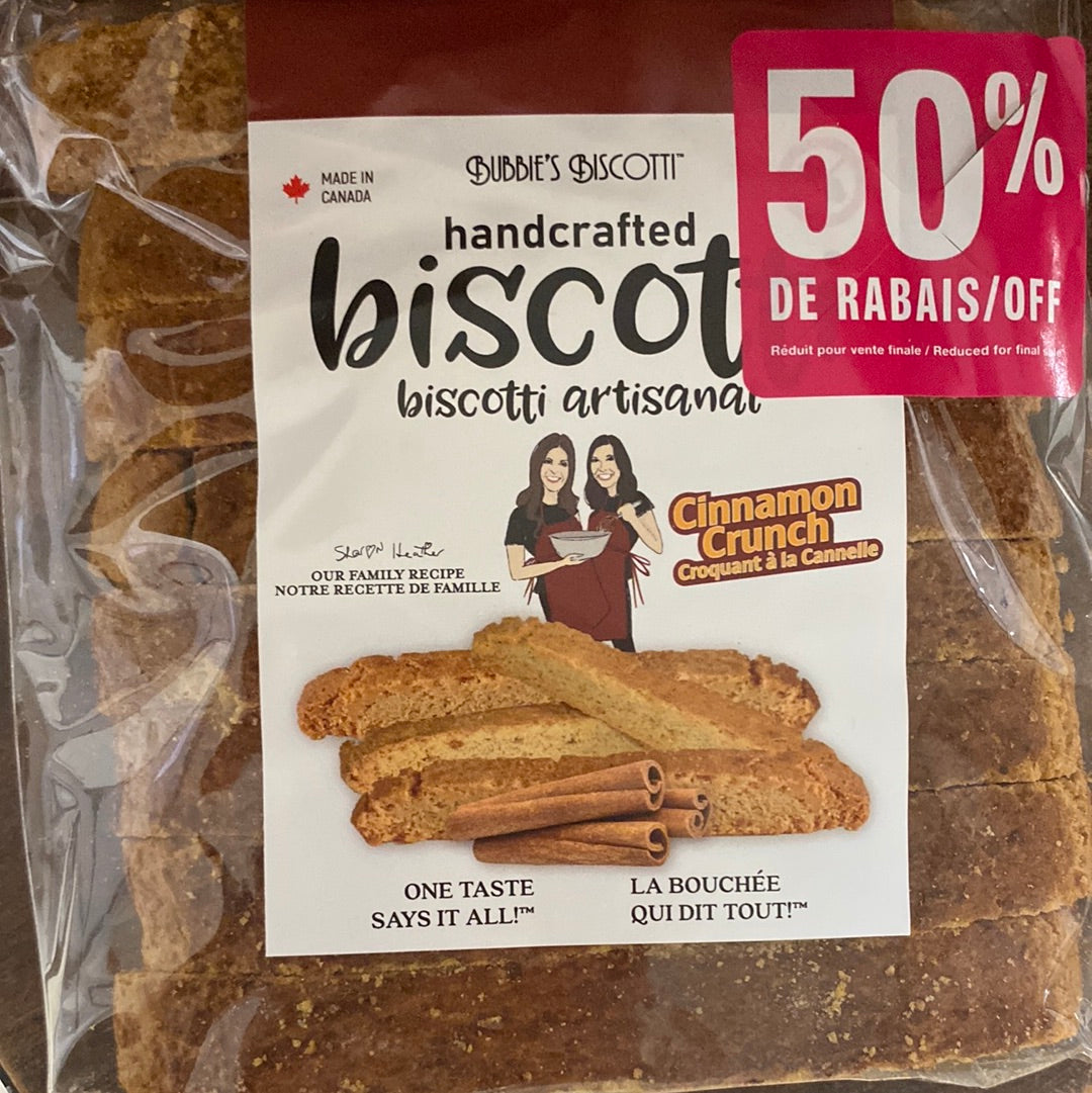 Bubbie’s Biscotti Handcrafted