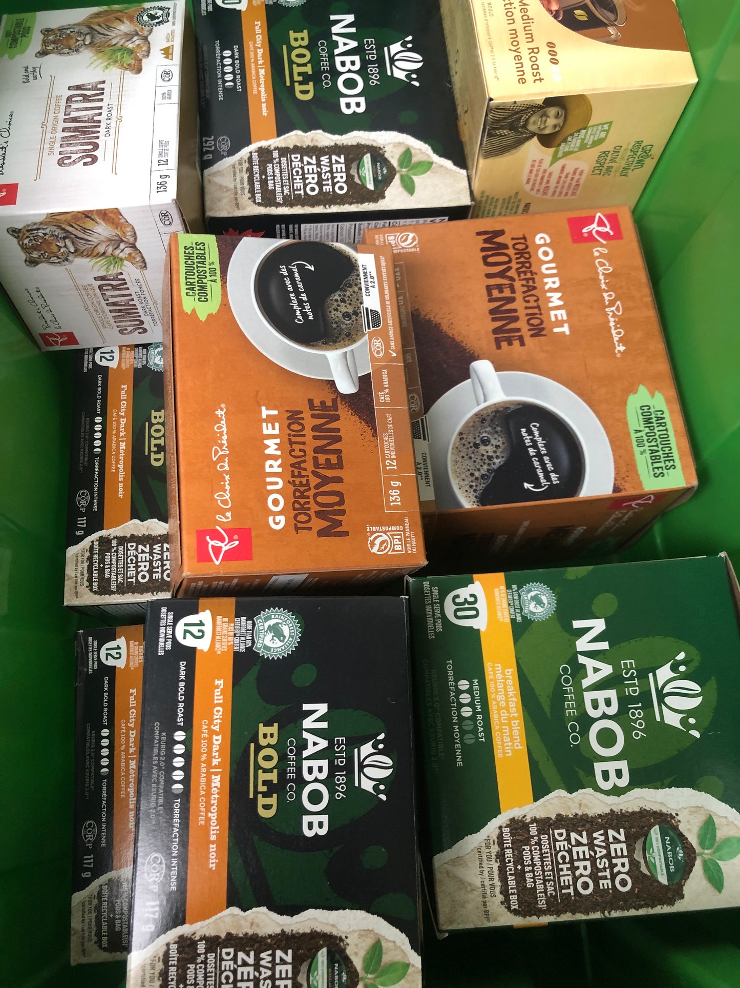 Coffee pods - k-cups - one per household