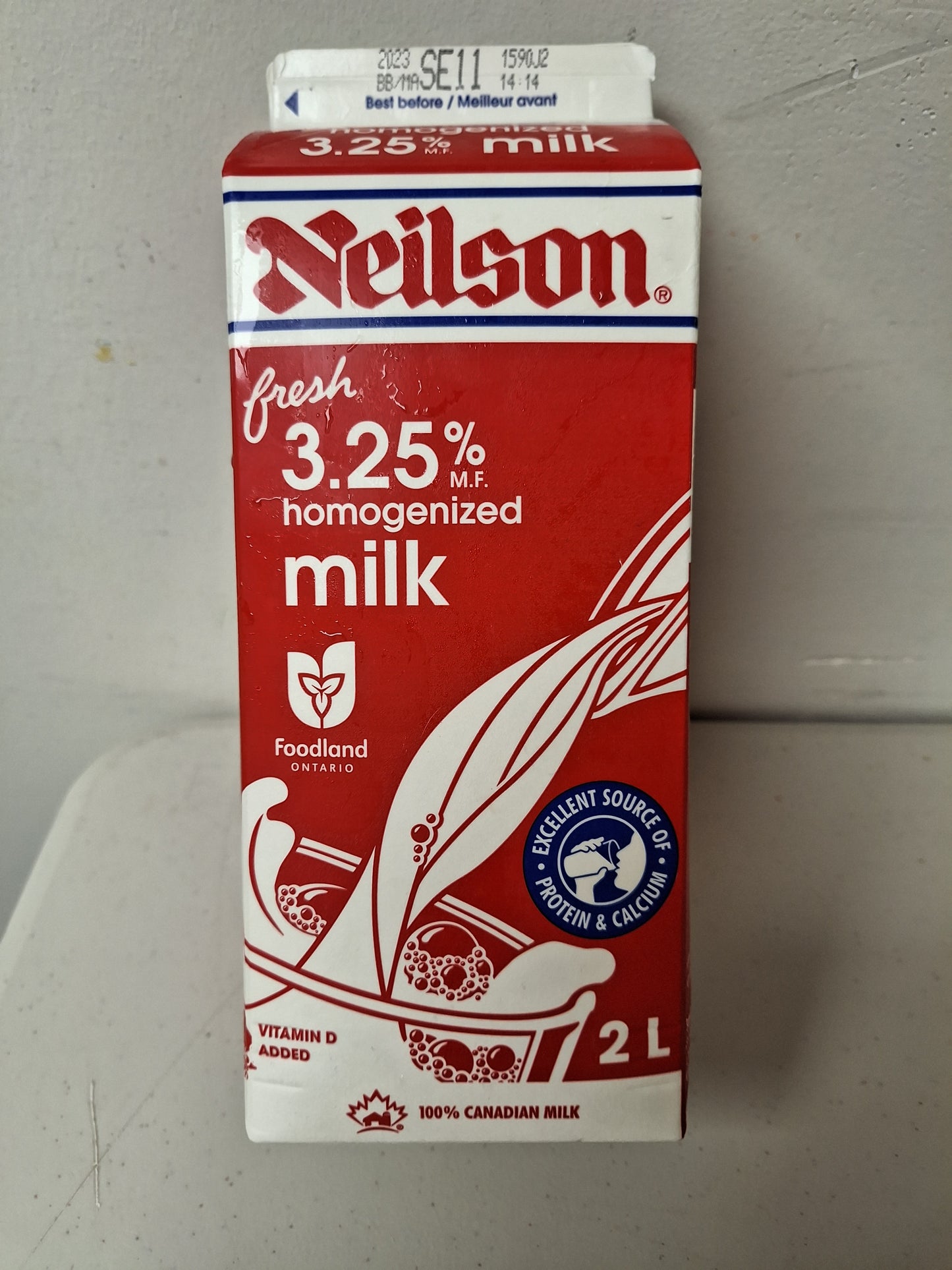 Milk and dairy frozen, one per household
