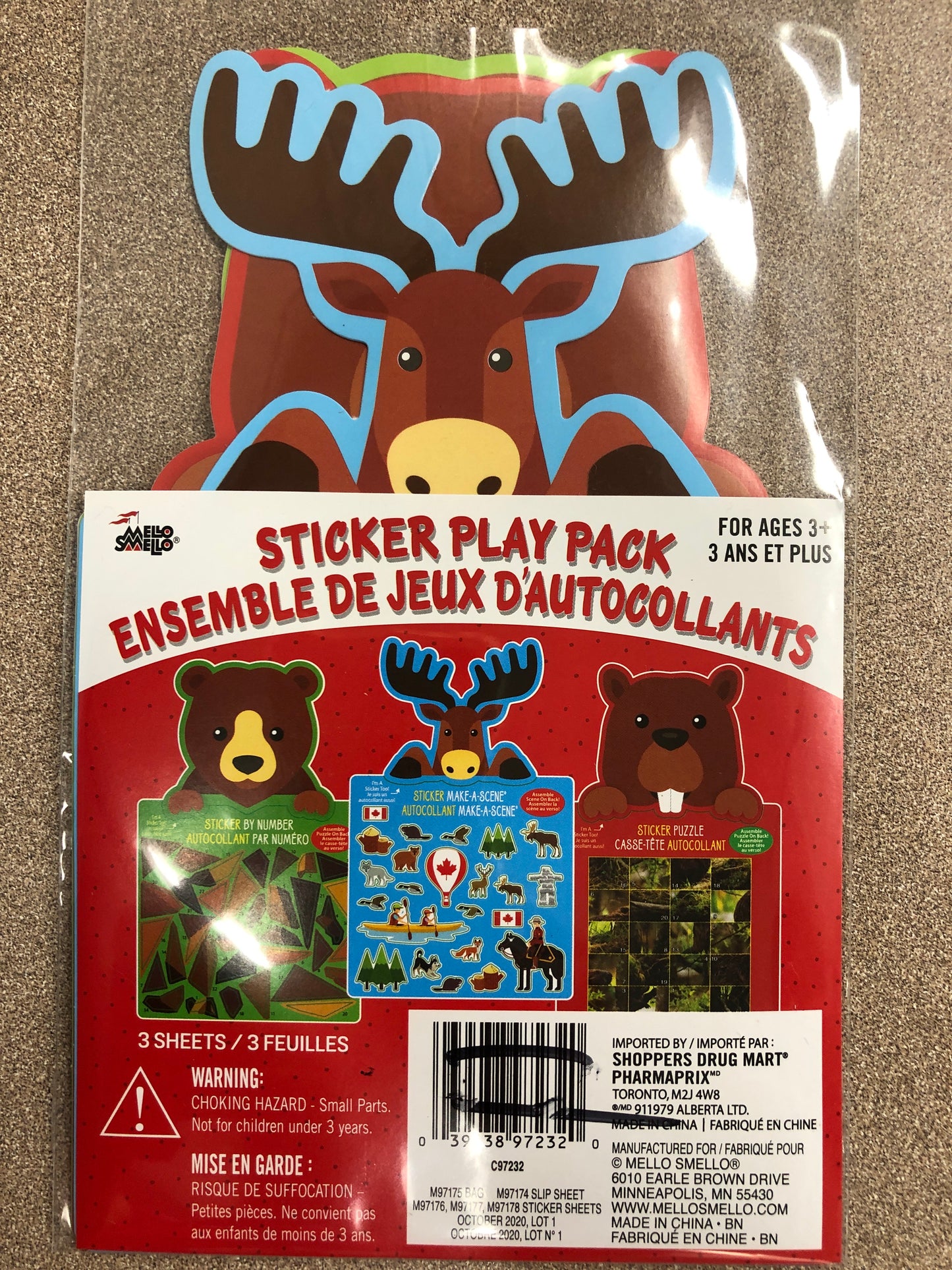 Sticker play pack