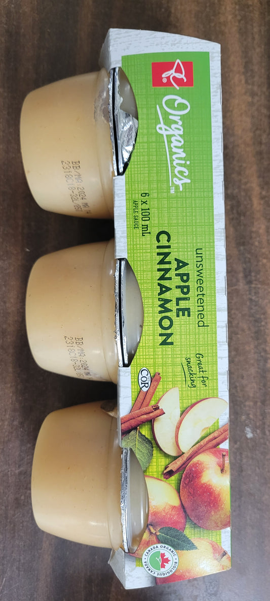 Unsweetened apple sauce
