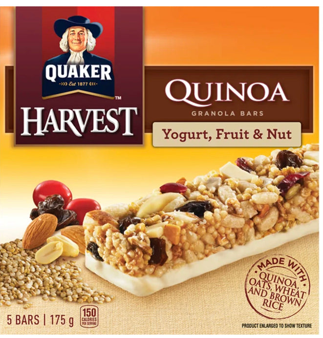 Granola Bars - Quaker- one box per order of ANY snack bars we have