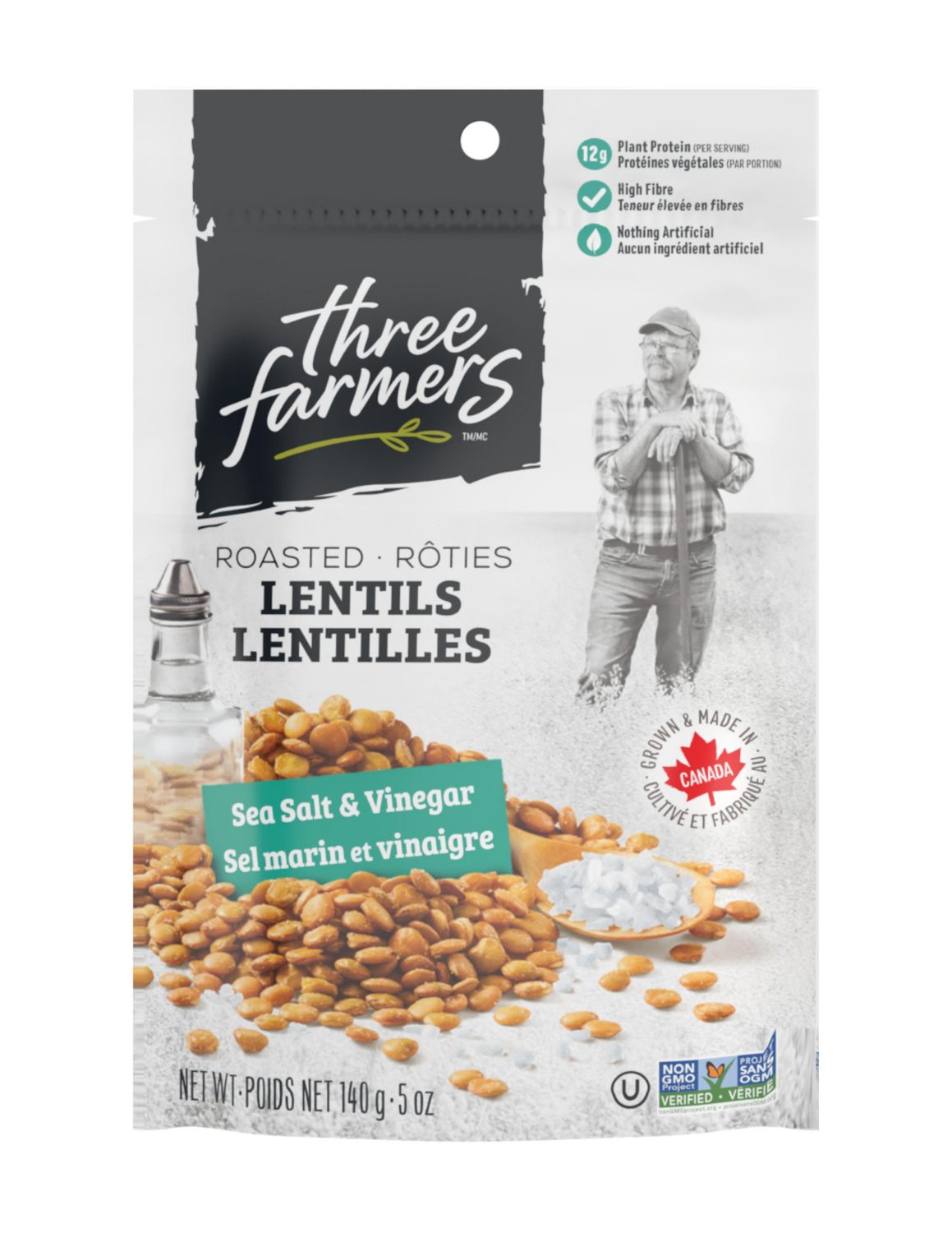 Roasted lentils