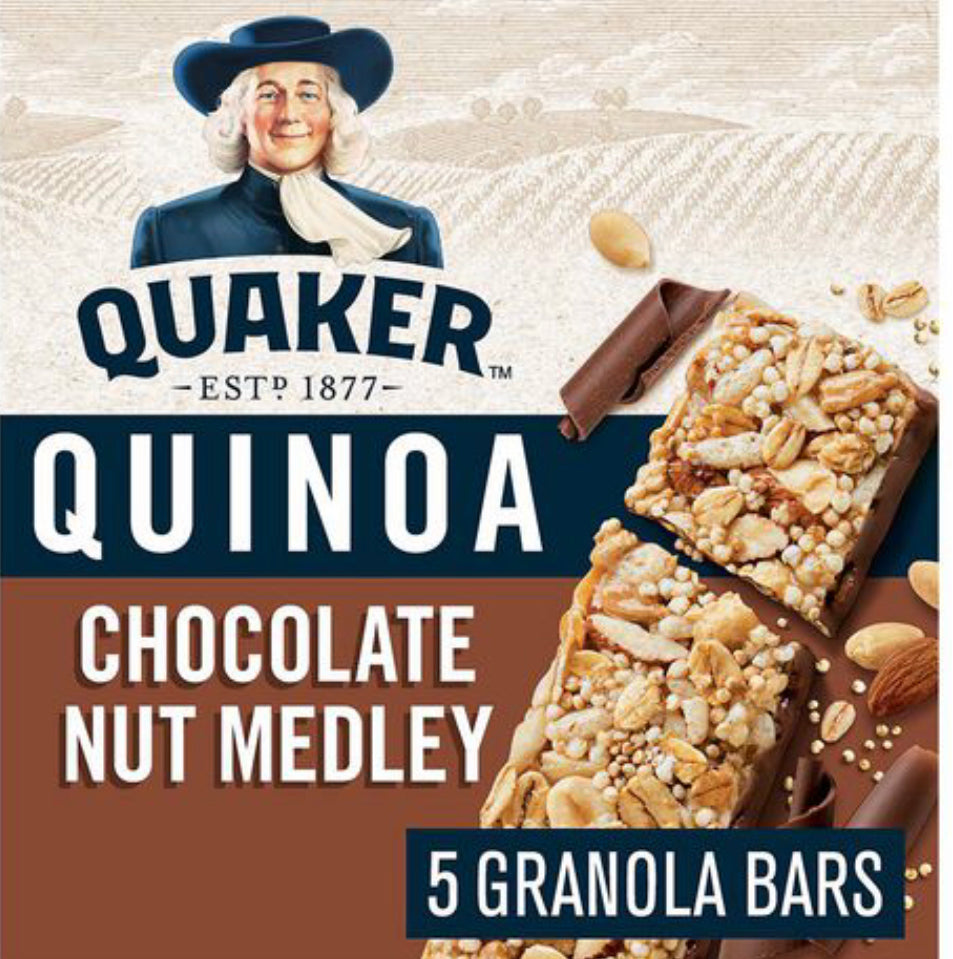 Granola Bars - Quaker- one box per order of ANY snack bars we have