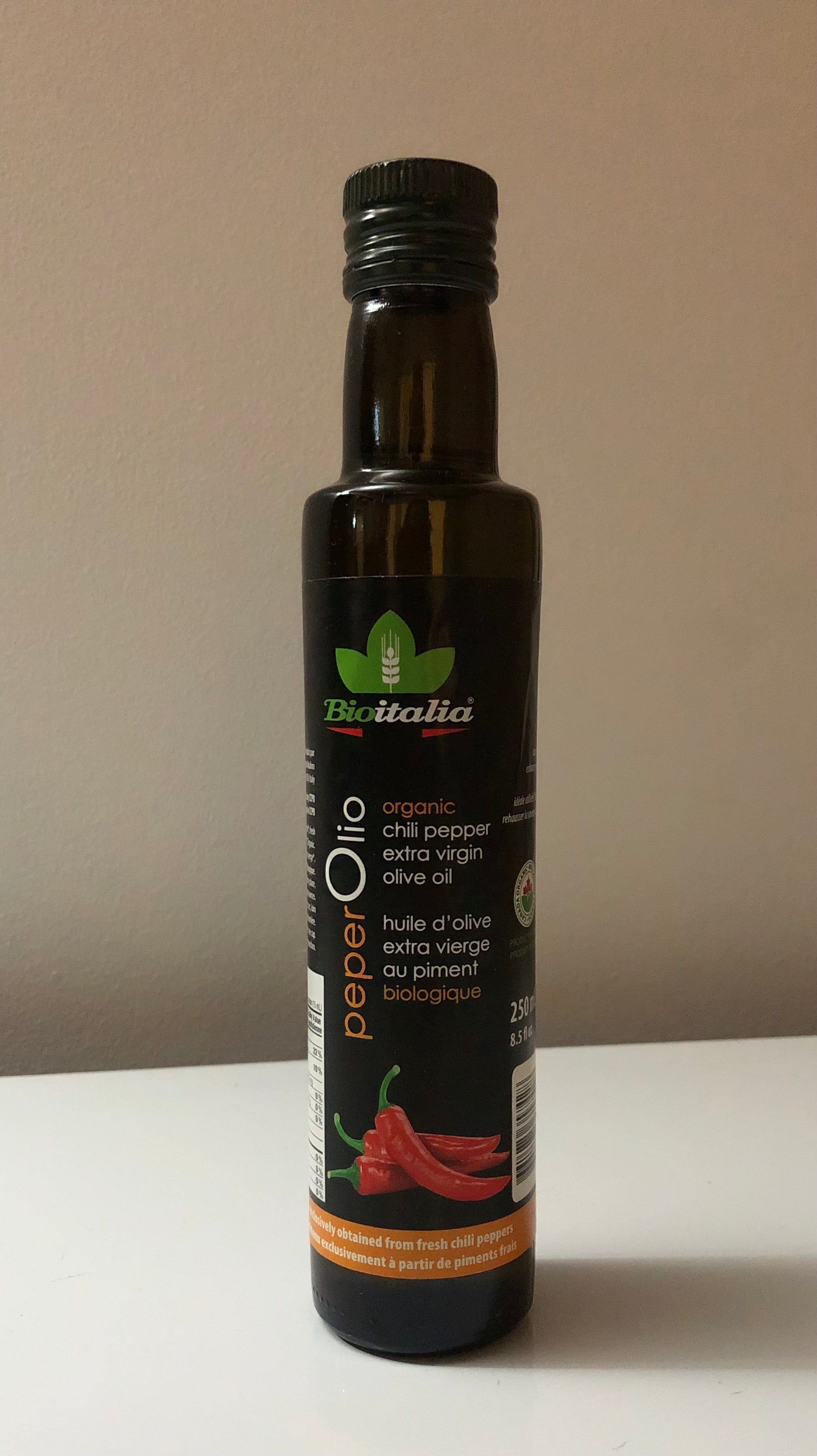 Organic chili pepper olive oil No More Starving Artists Food Rescue