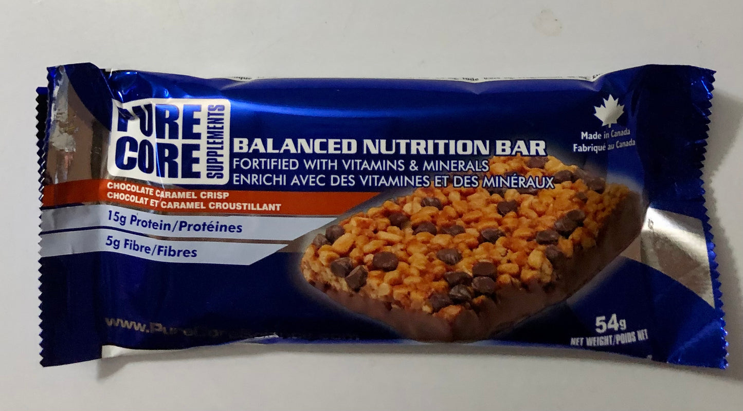 Pure Core Supplements Nutrition Bar