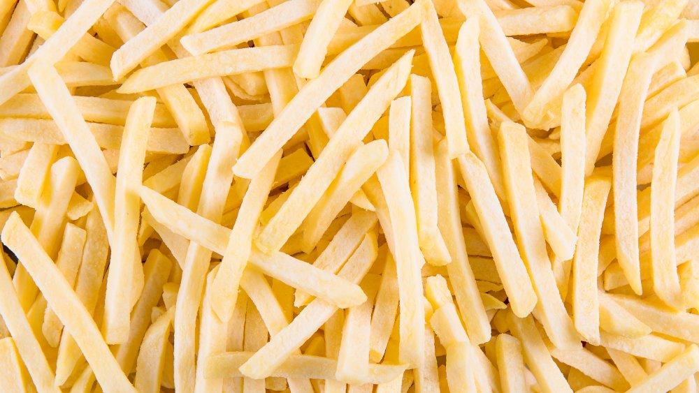 Frozen potato wedges