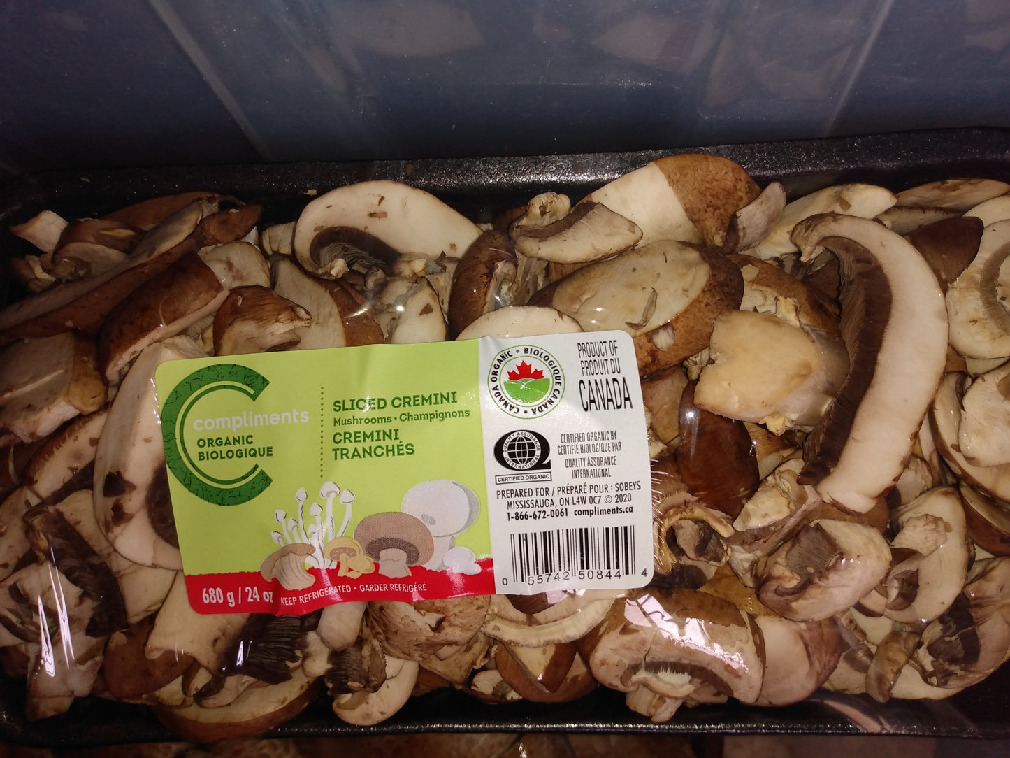Sliced Specialty Mushrooms