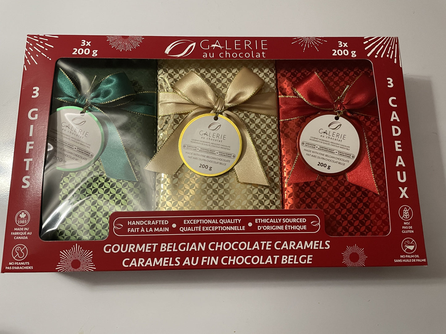Galerie 3 Pack - Belgian Chocolate Caramels
