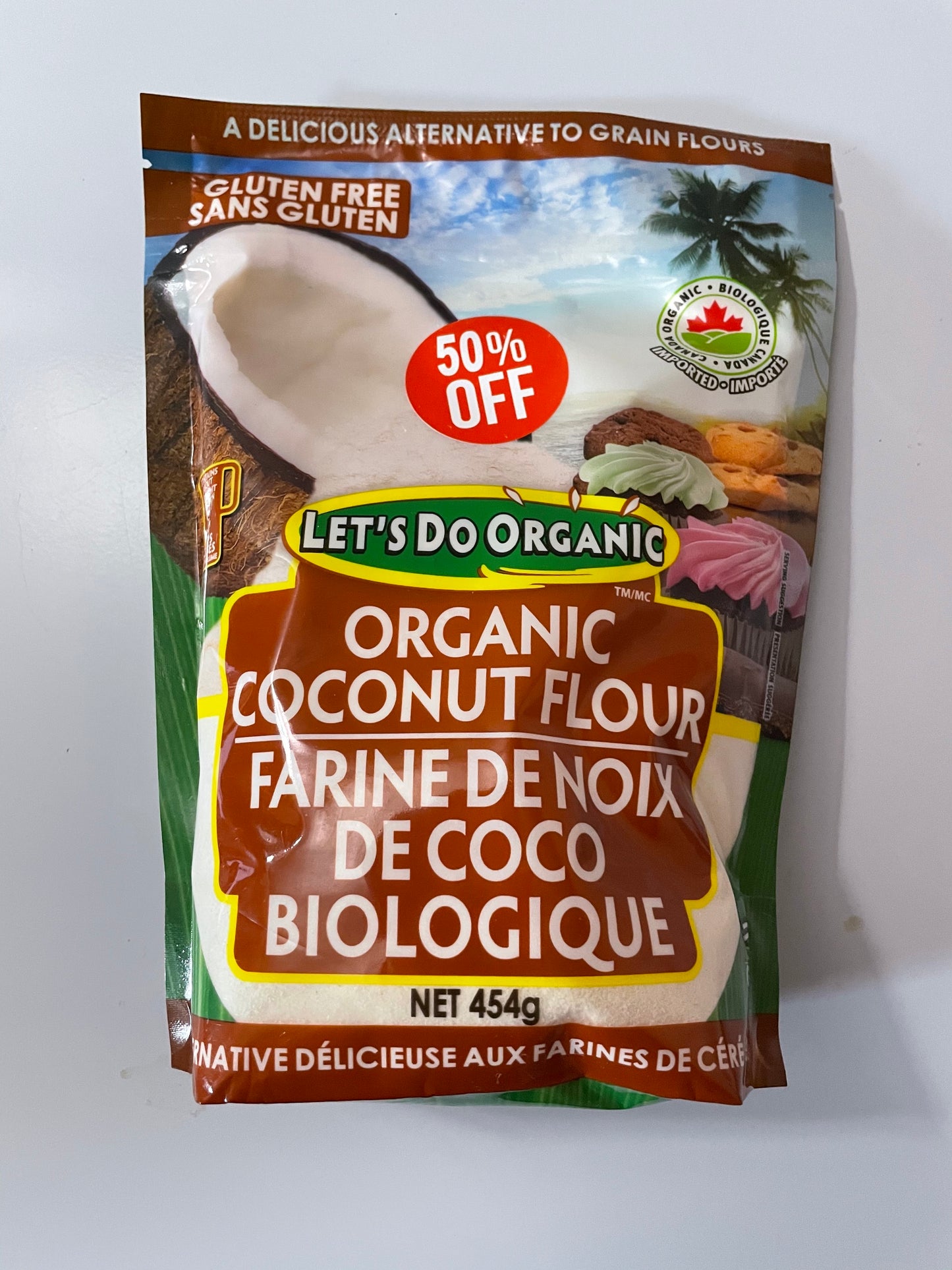 Organic Coconut Flour (1kg), one per client