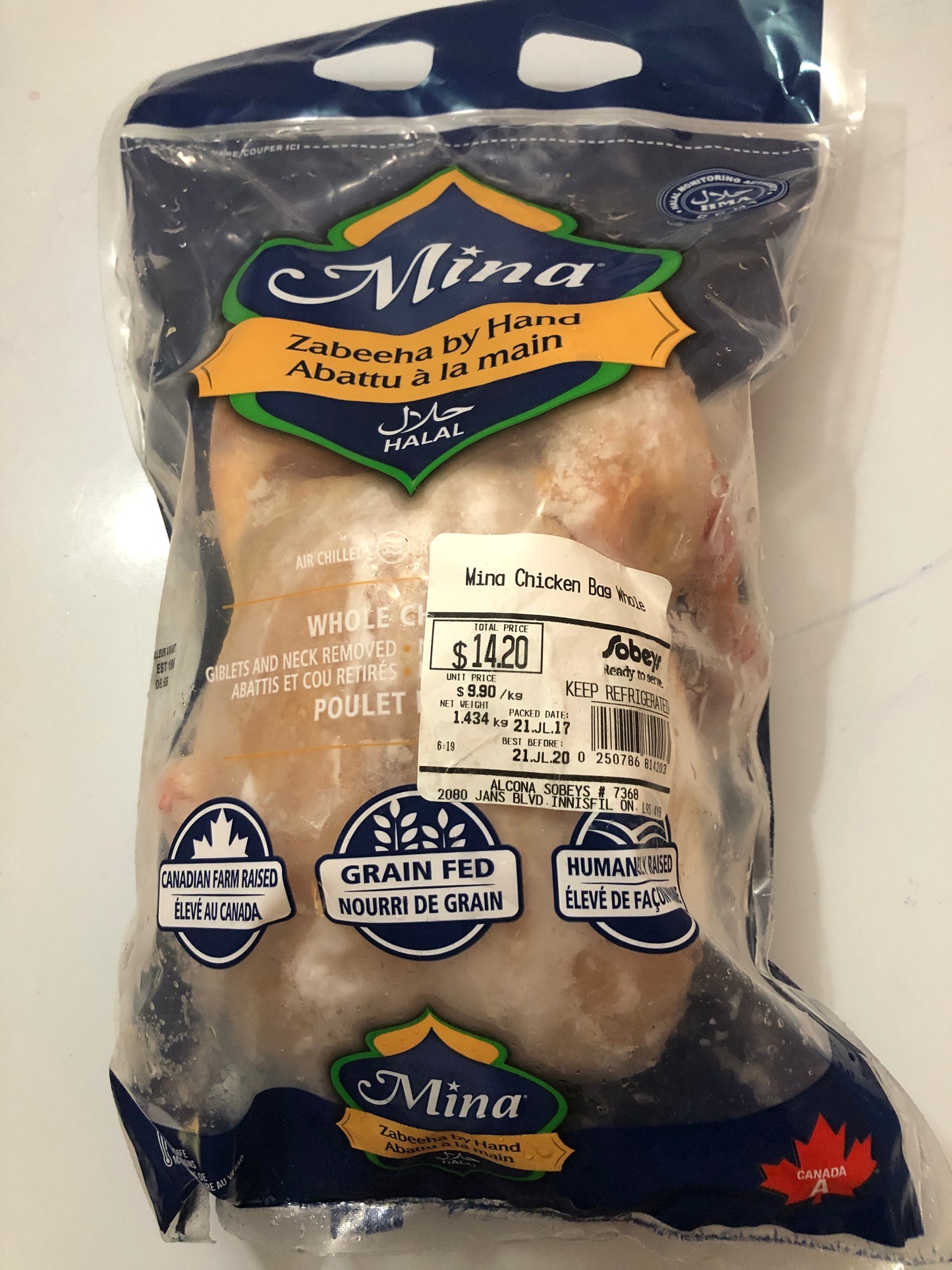 Whole Chicken, Mina Halal