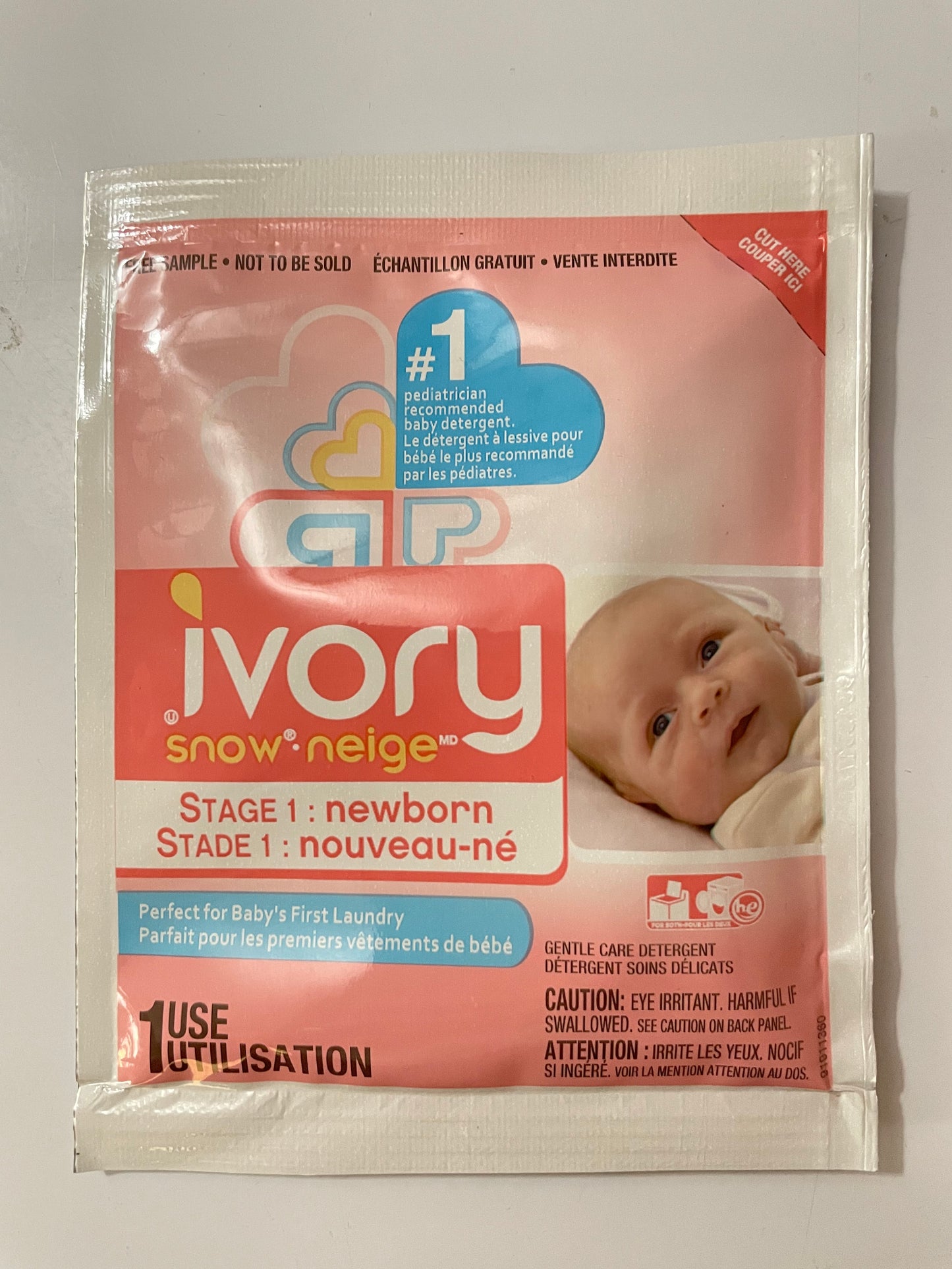 Ivory Snow Newborn one use Laundry Detergent