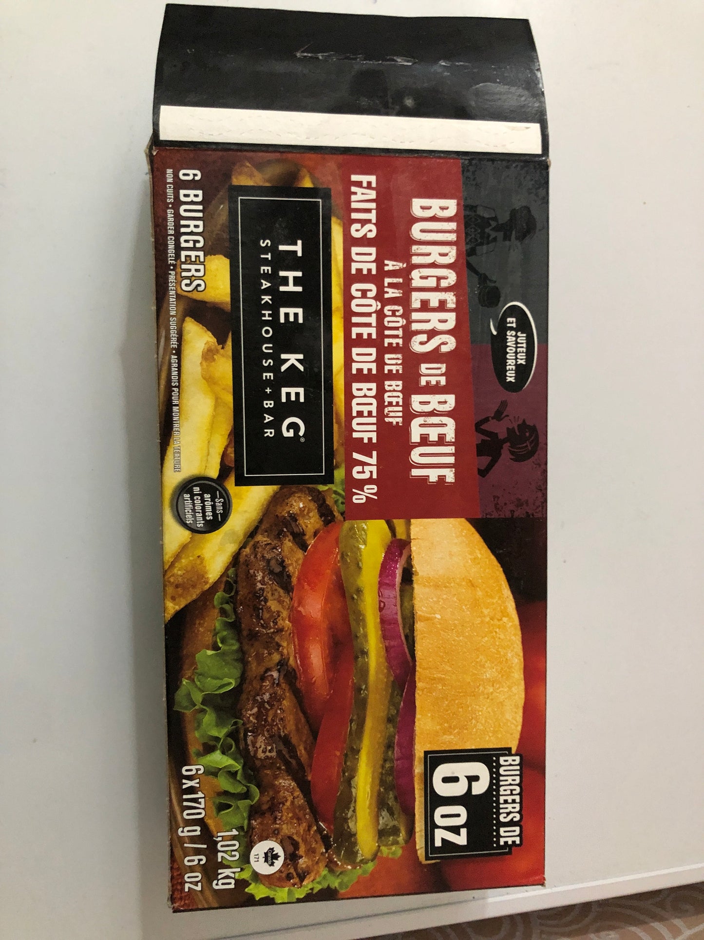 The Keg Beef Burger