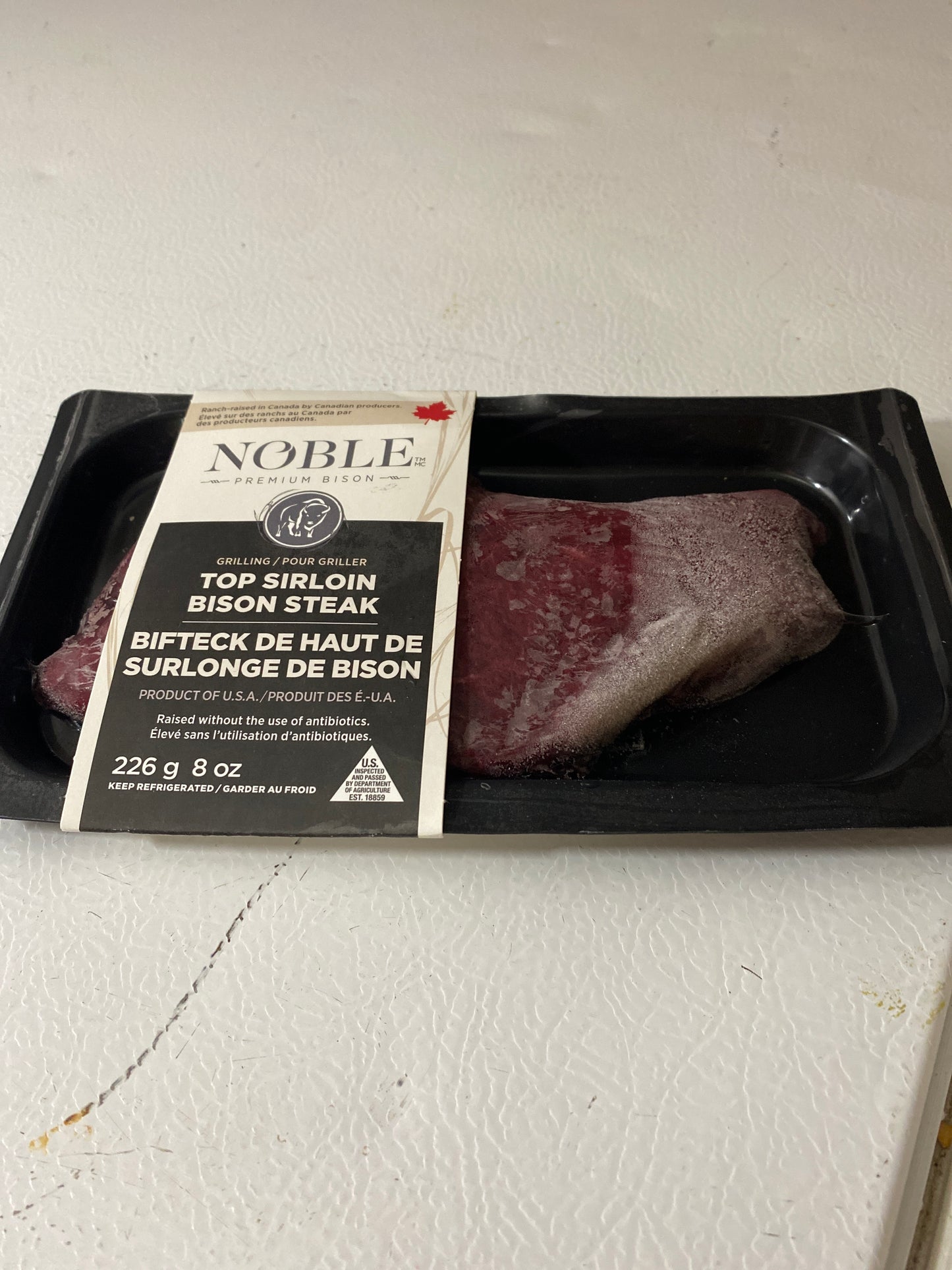 Sirloin Bison Steak