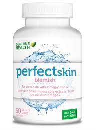 Genuine Health perfect skin blemish with Omega3 fish oil