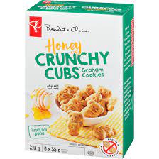 Honey crunchy cubs Graham cookies - any brand