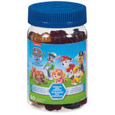 Paw Patrol, probiotic gummies for children 3+, helps support and maintin a healthy digestive system