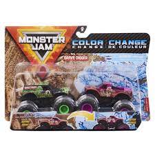 Monster Jam grave digger vs. calavera, toy trucks 3+