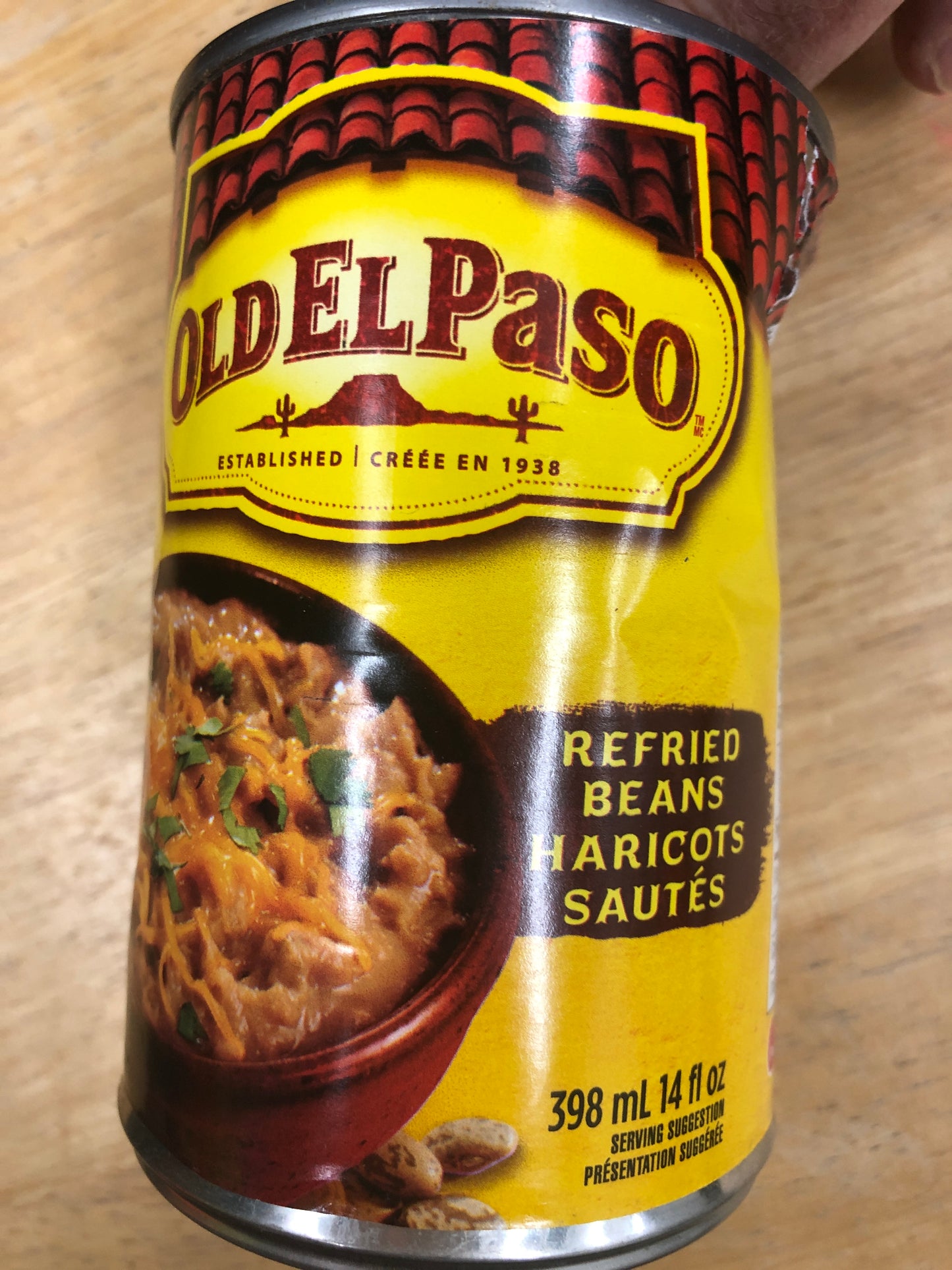 Old El Paso refried beans
