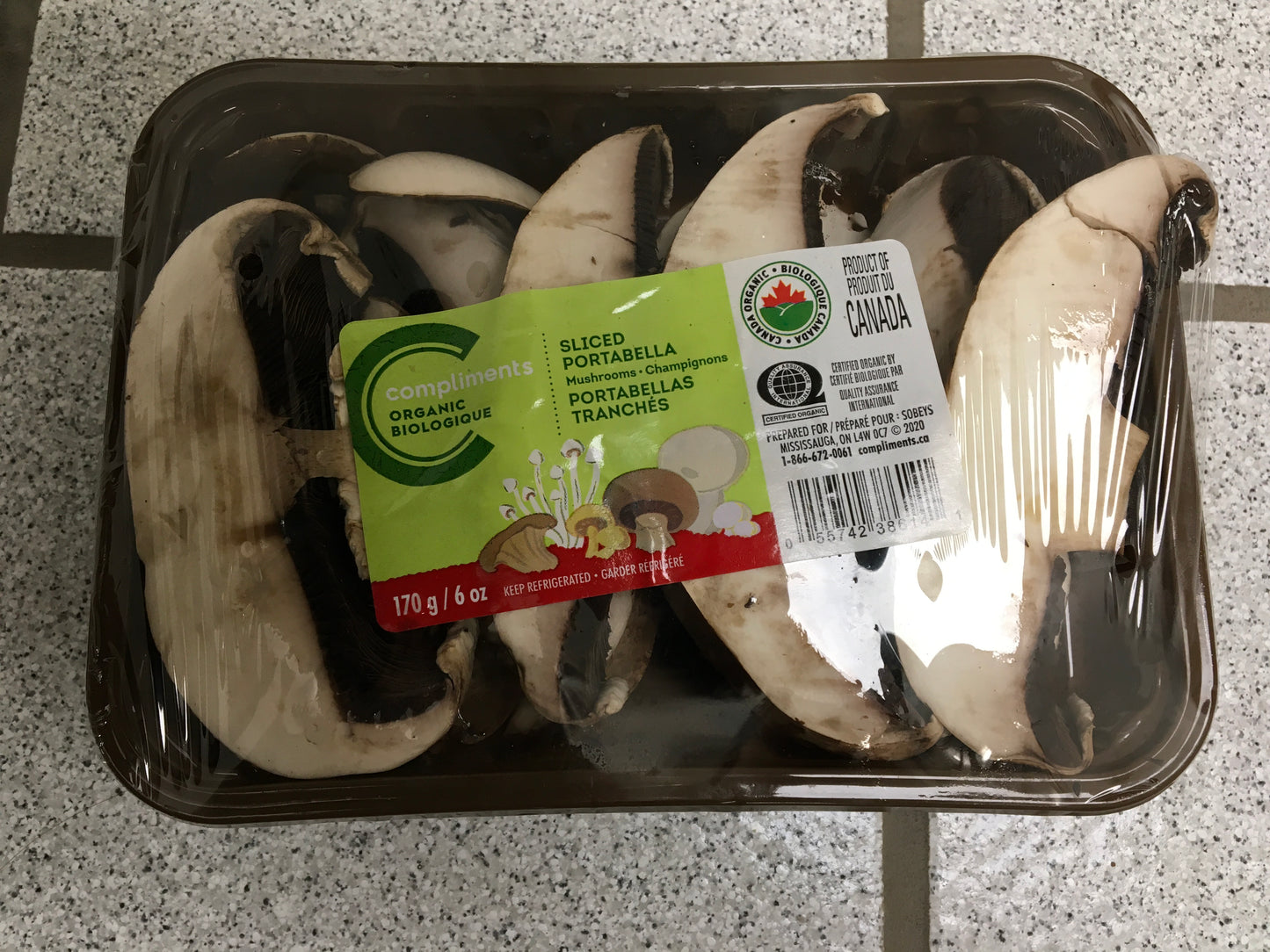 Portabella Sliced