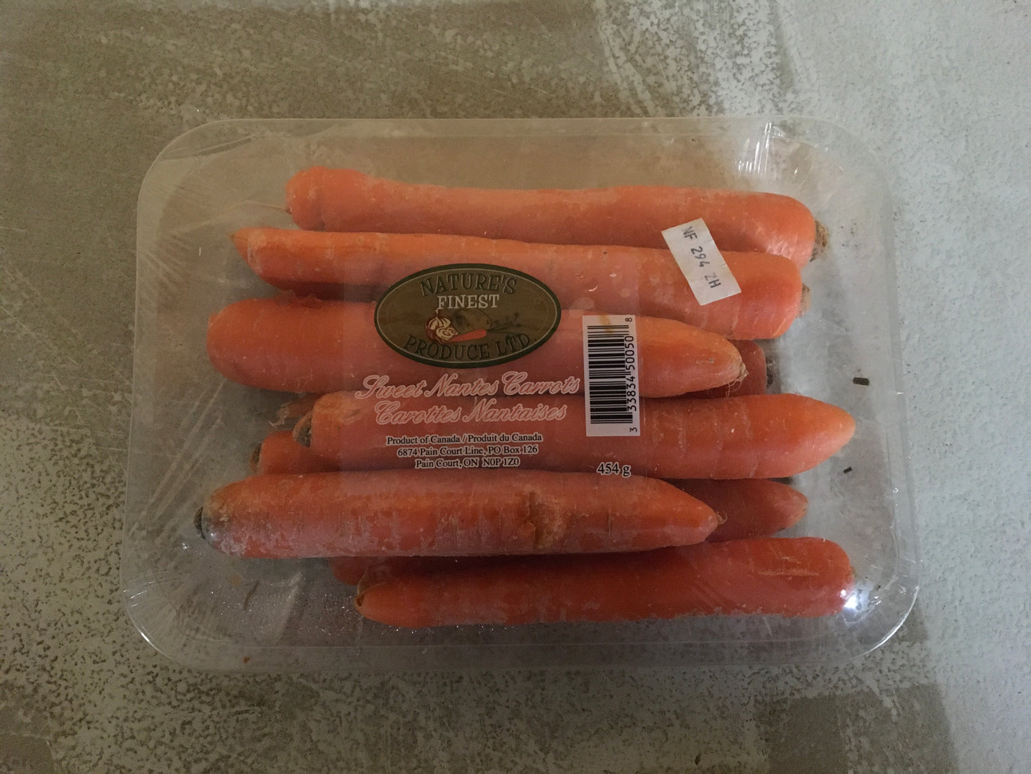 Sweet Nantes Carrots