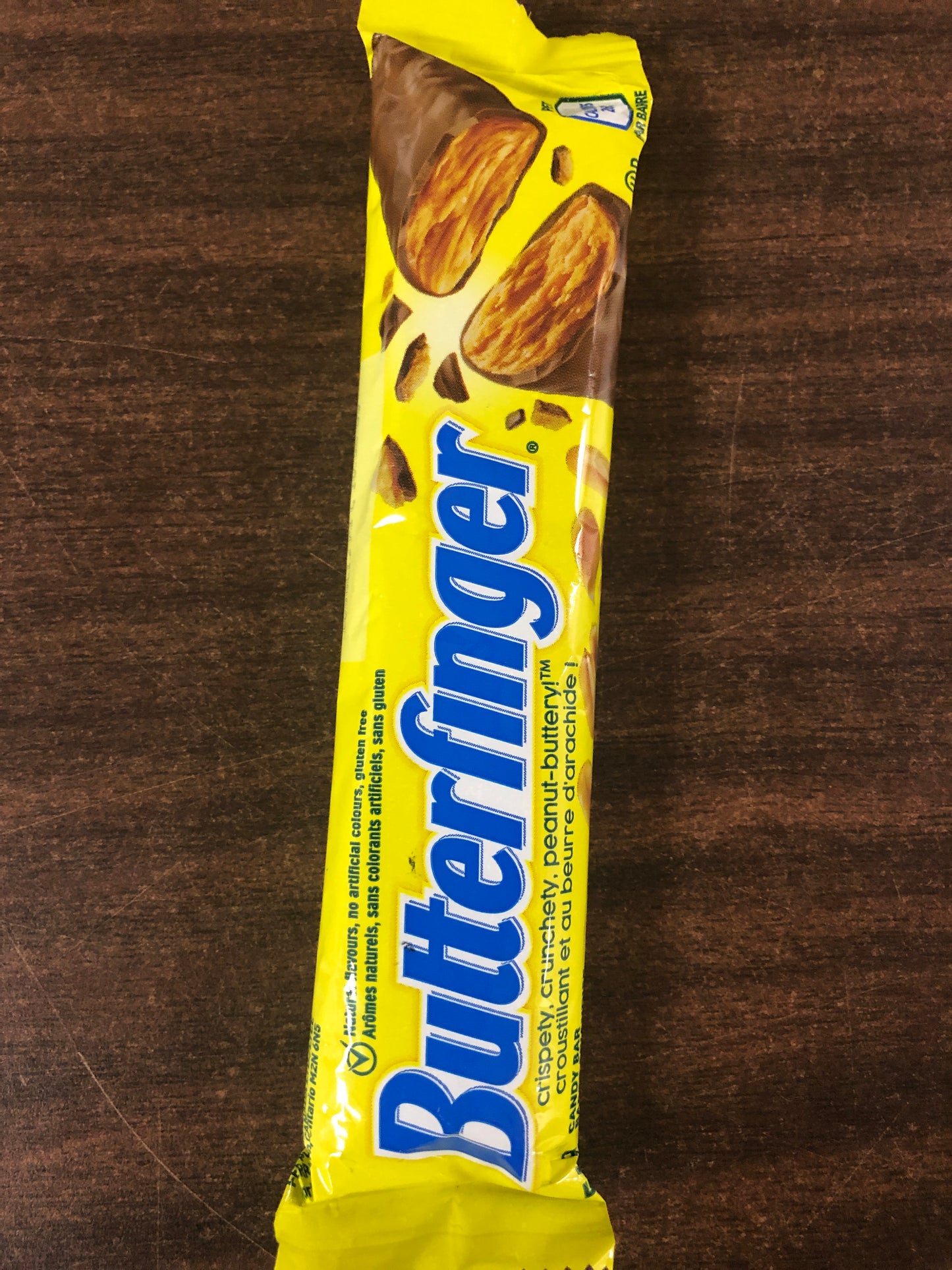 Butterfinger peanut buttery candy bar