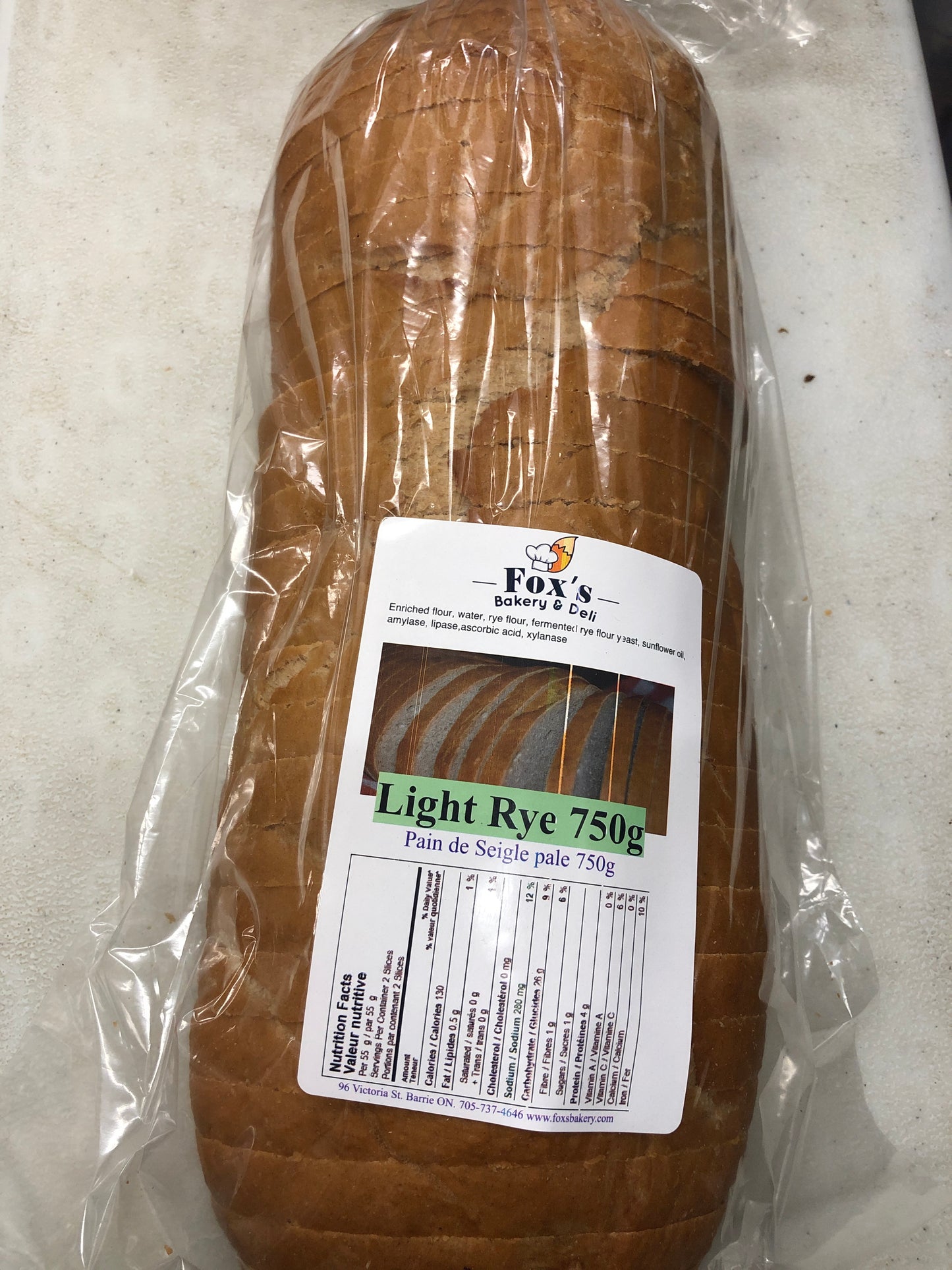 Rye Bread 750g