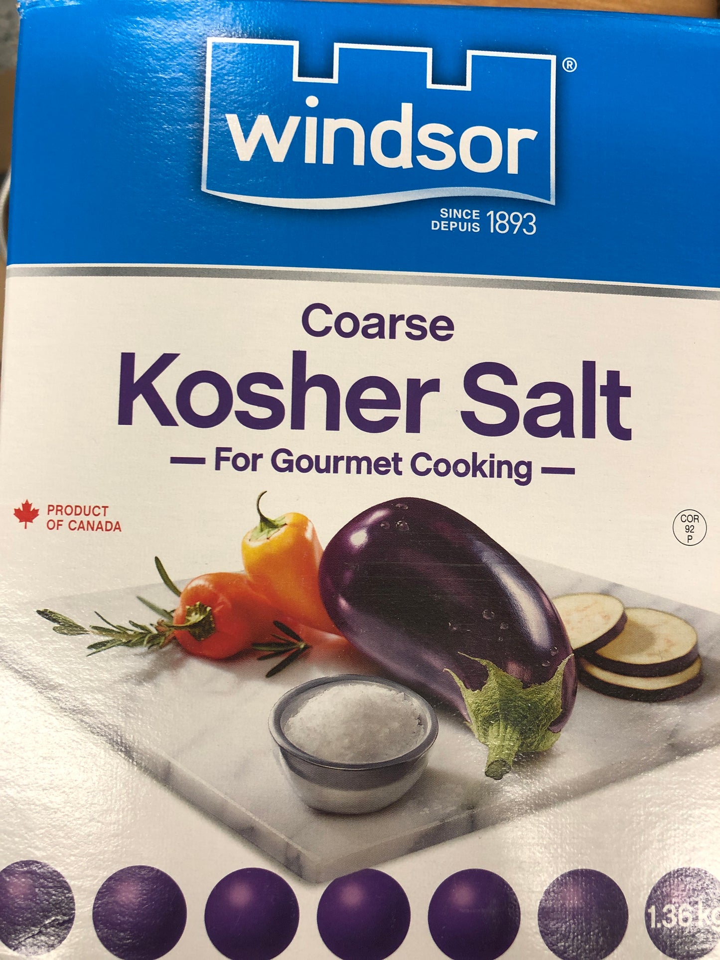 Kosher salt, coarse
