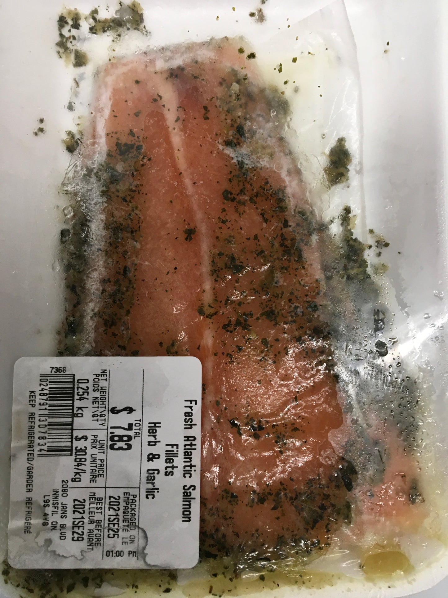 Salmon filet
