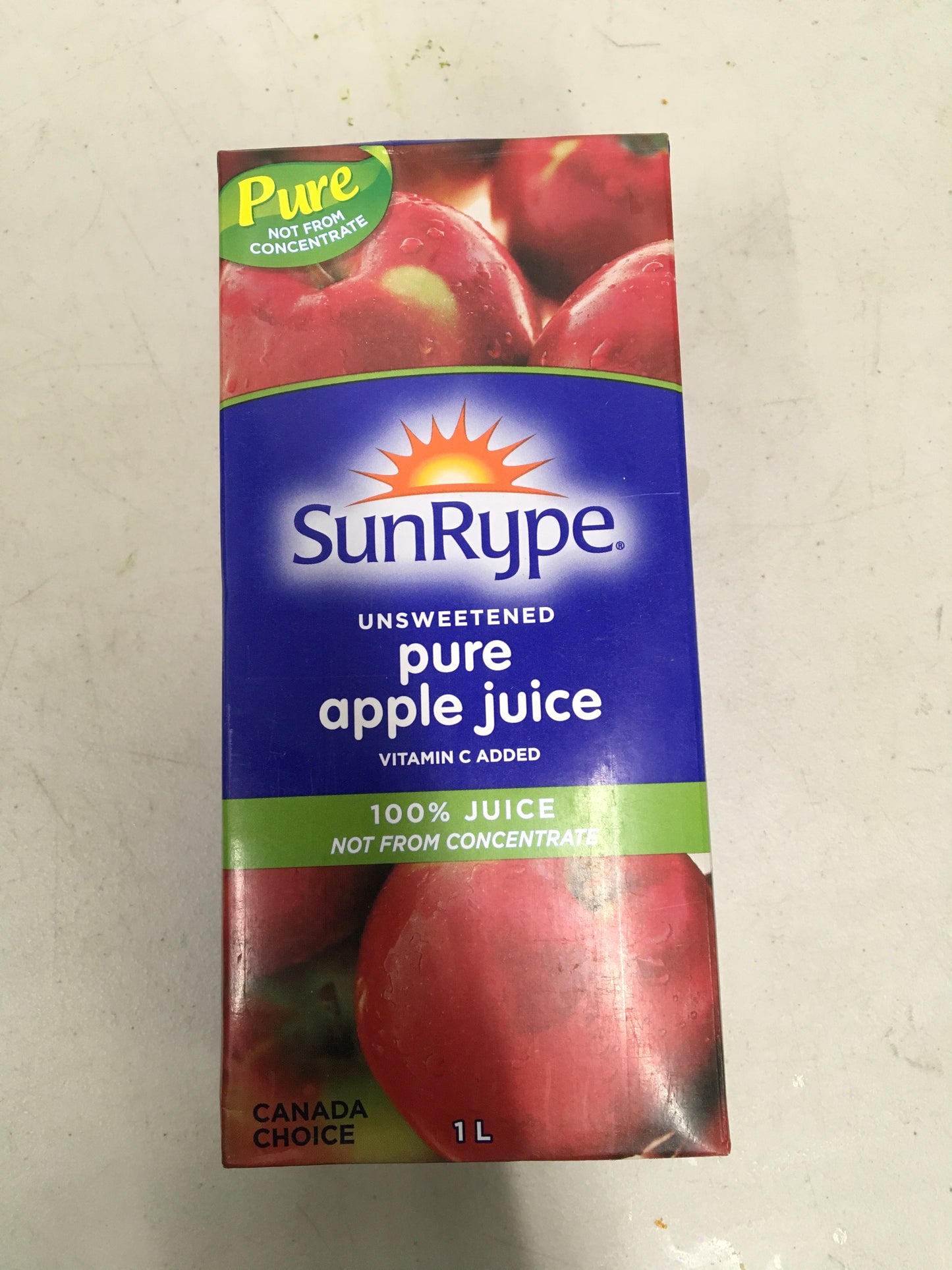 Sunrype pure apple juice