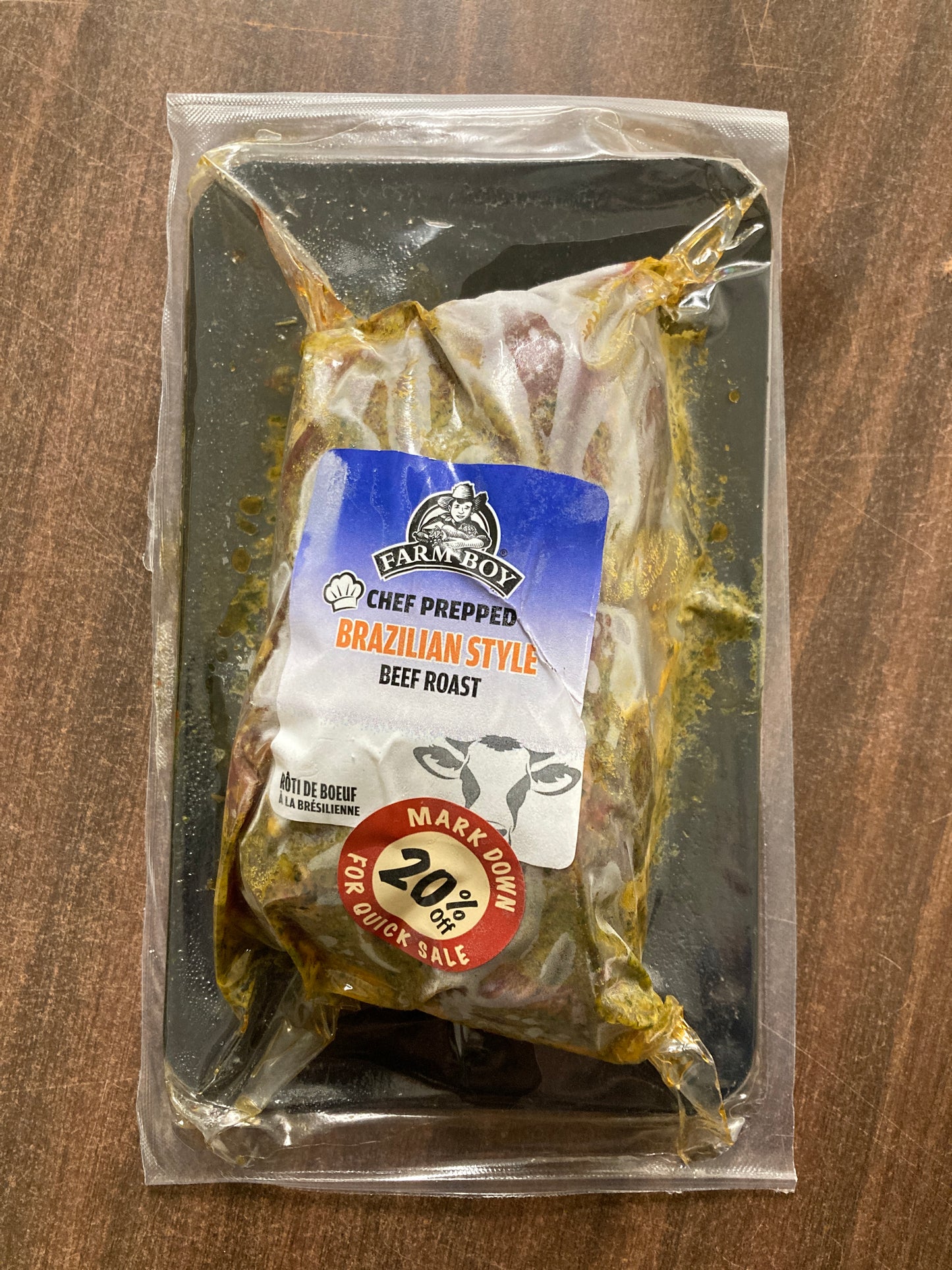 Frozen Beef - limit one meat item per household of any type of meat