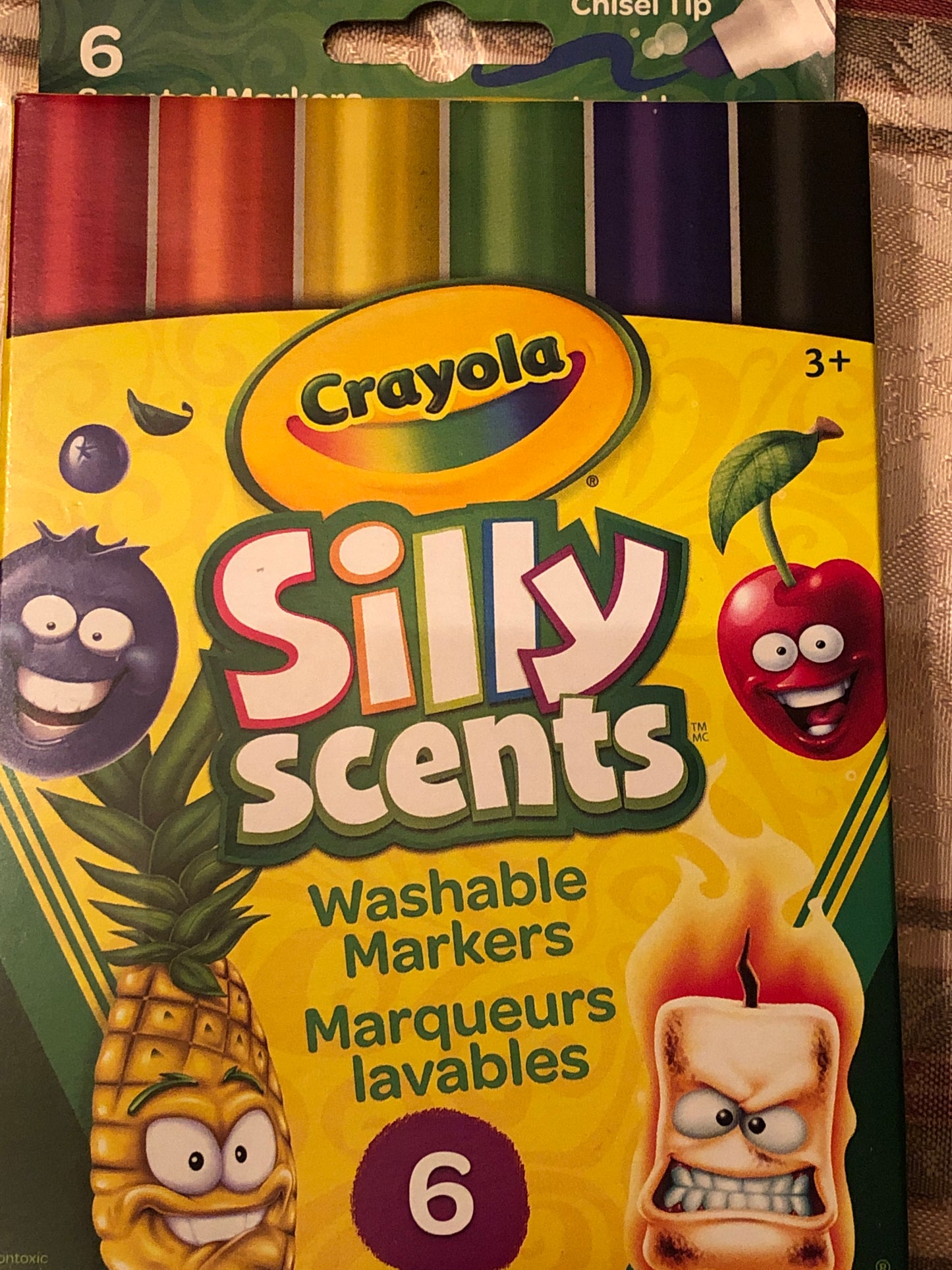 Silly scents crayons washable markers