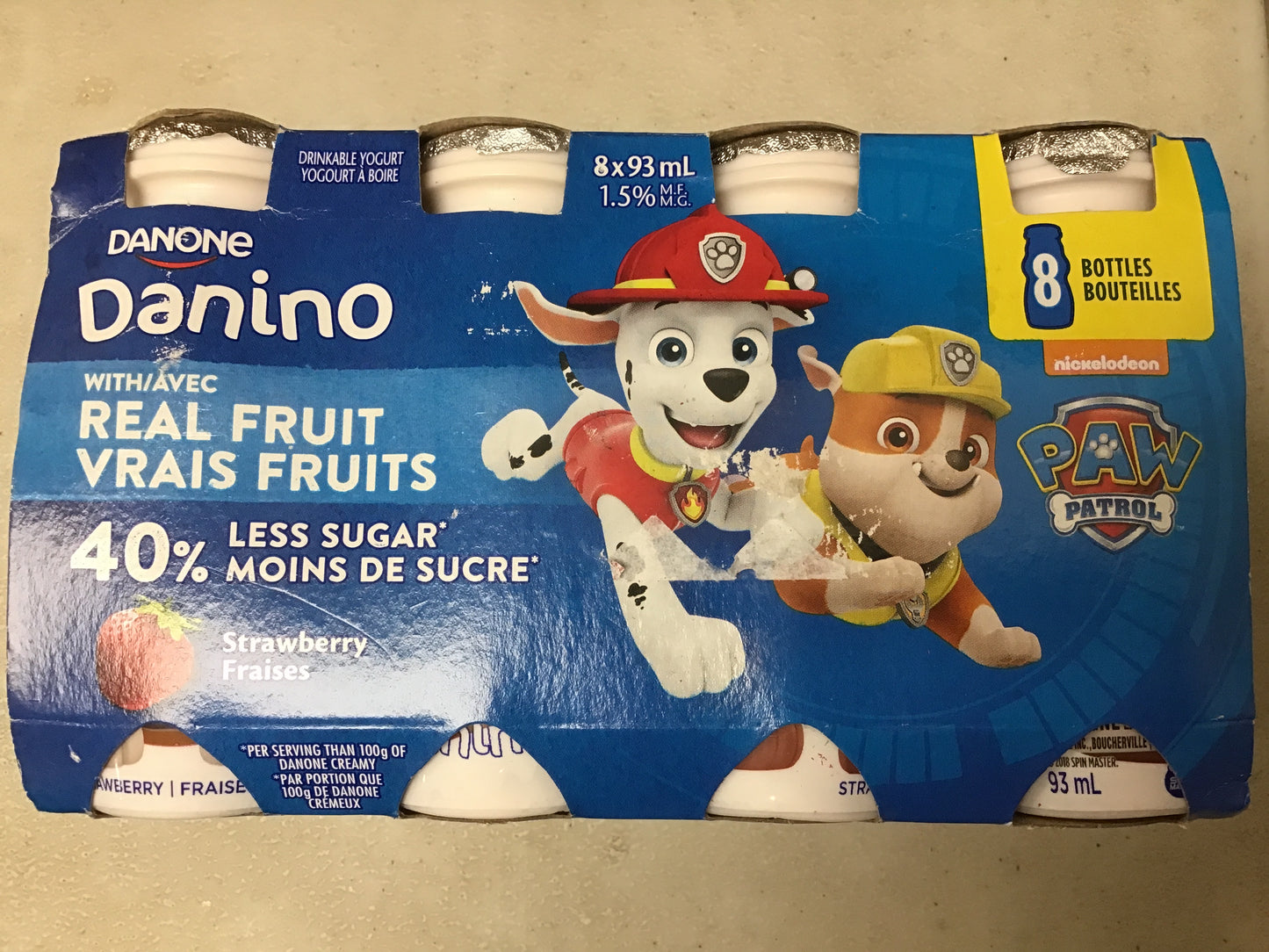 Danino Mini Bottles Pack of 8 (Paw Patrol)