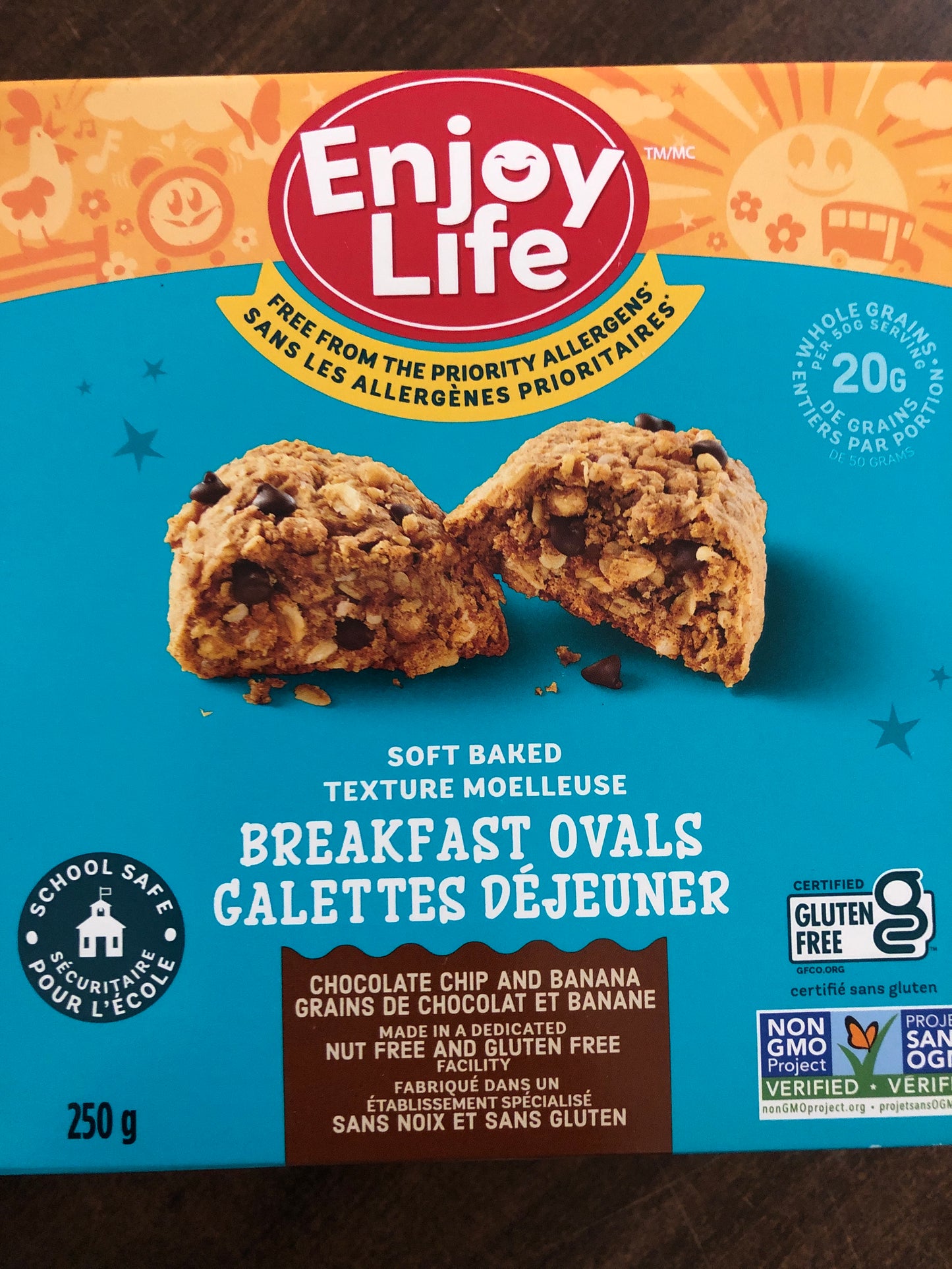 Enjoy Life gluten free- one box per order of ANY snack bars we have