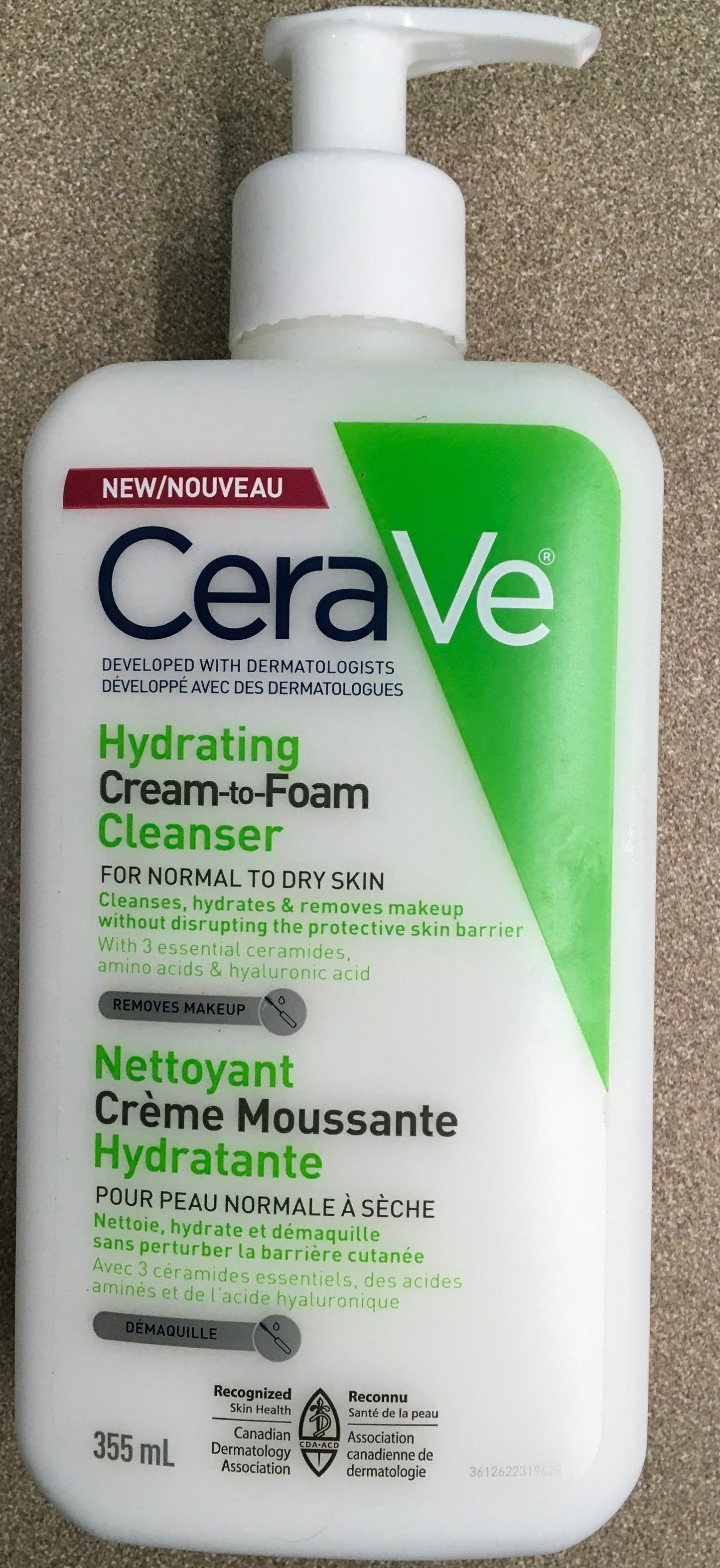 CeraVe Hydrating Cream-to-Form Creanser