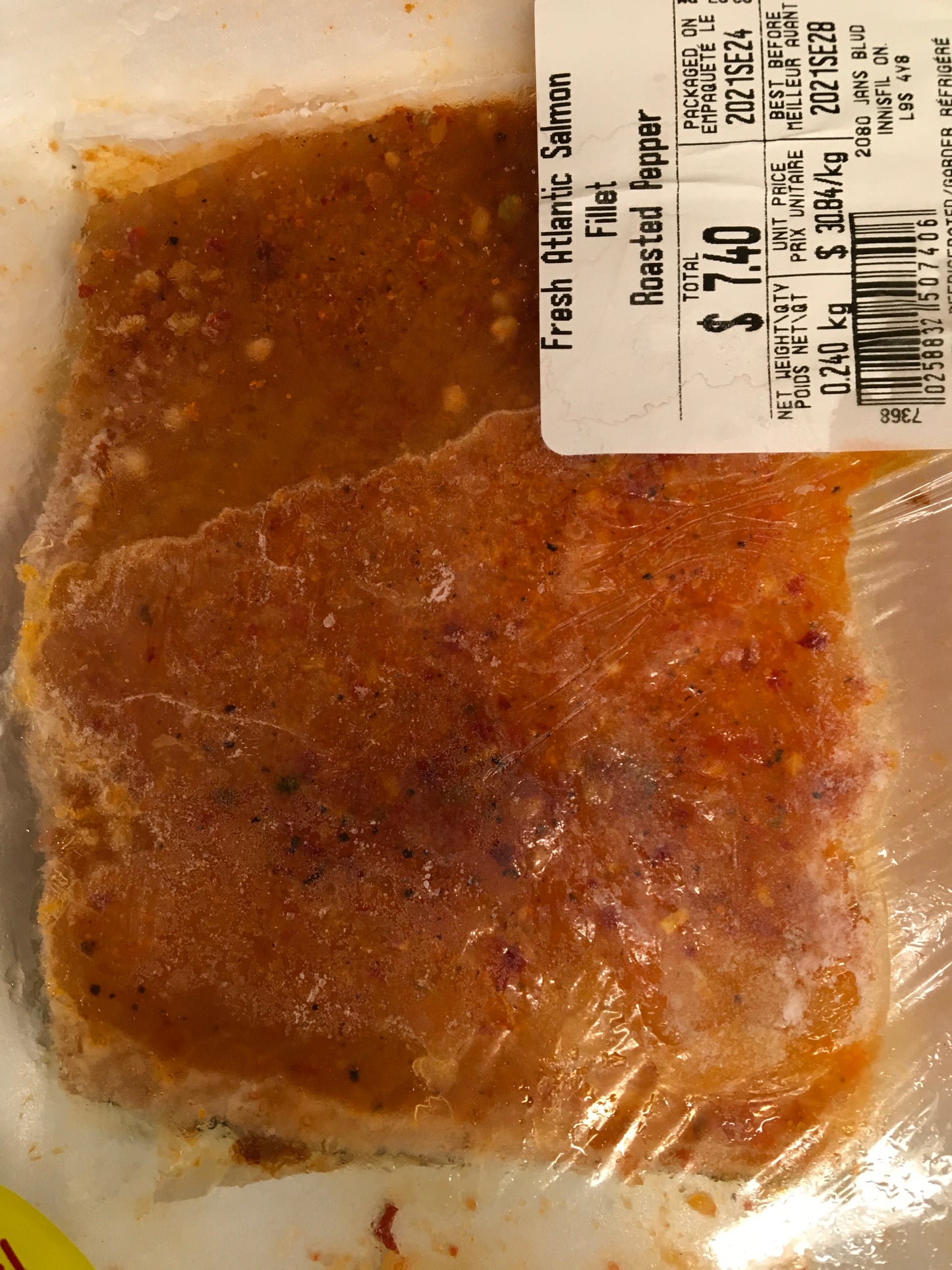 Salmon filet