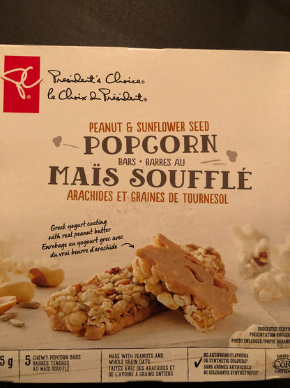 PC popcorn bars