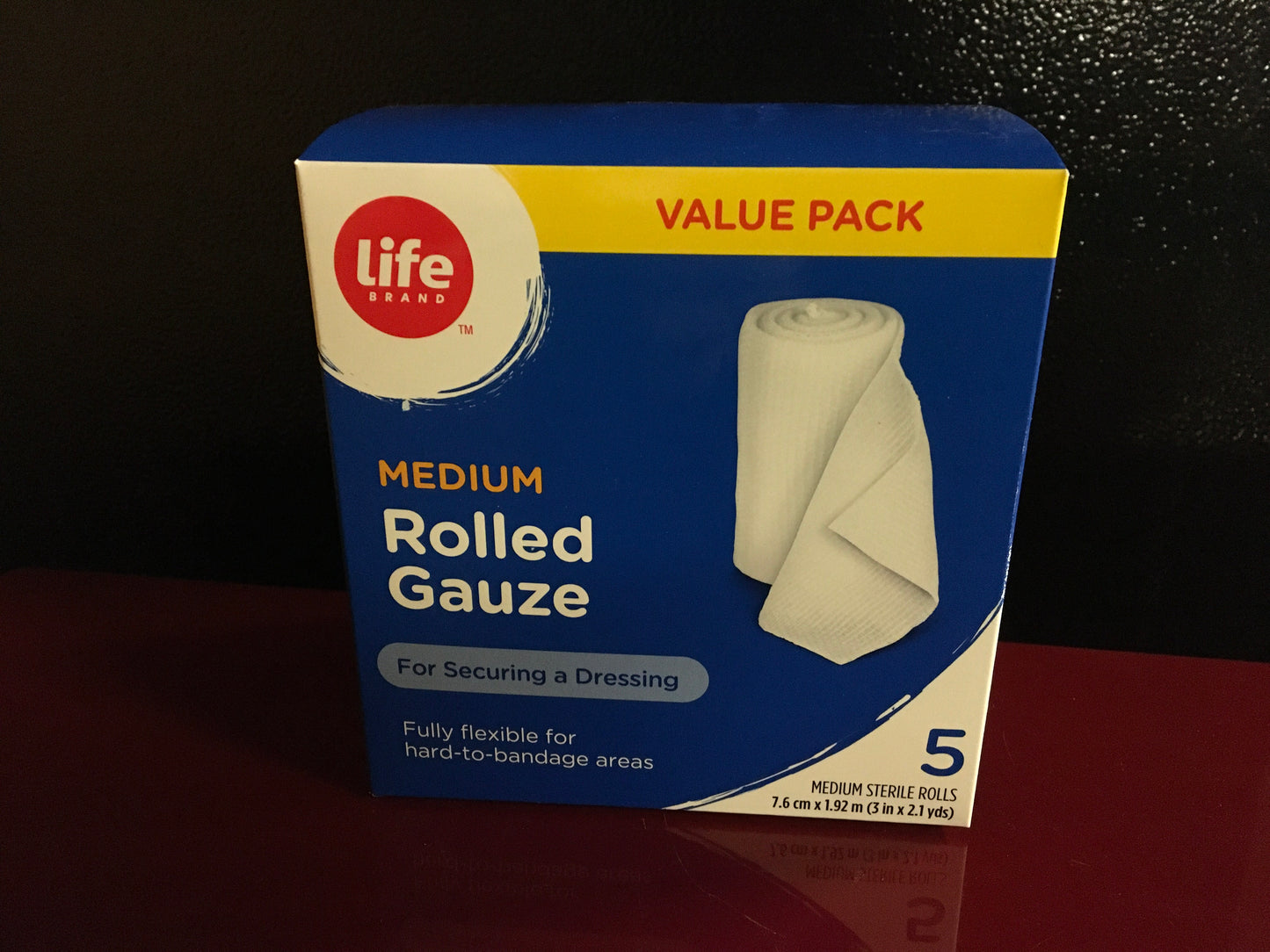 Life Brand Value Pack Medium Rolled Gauze